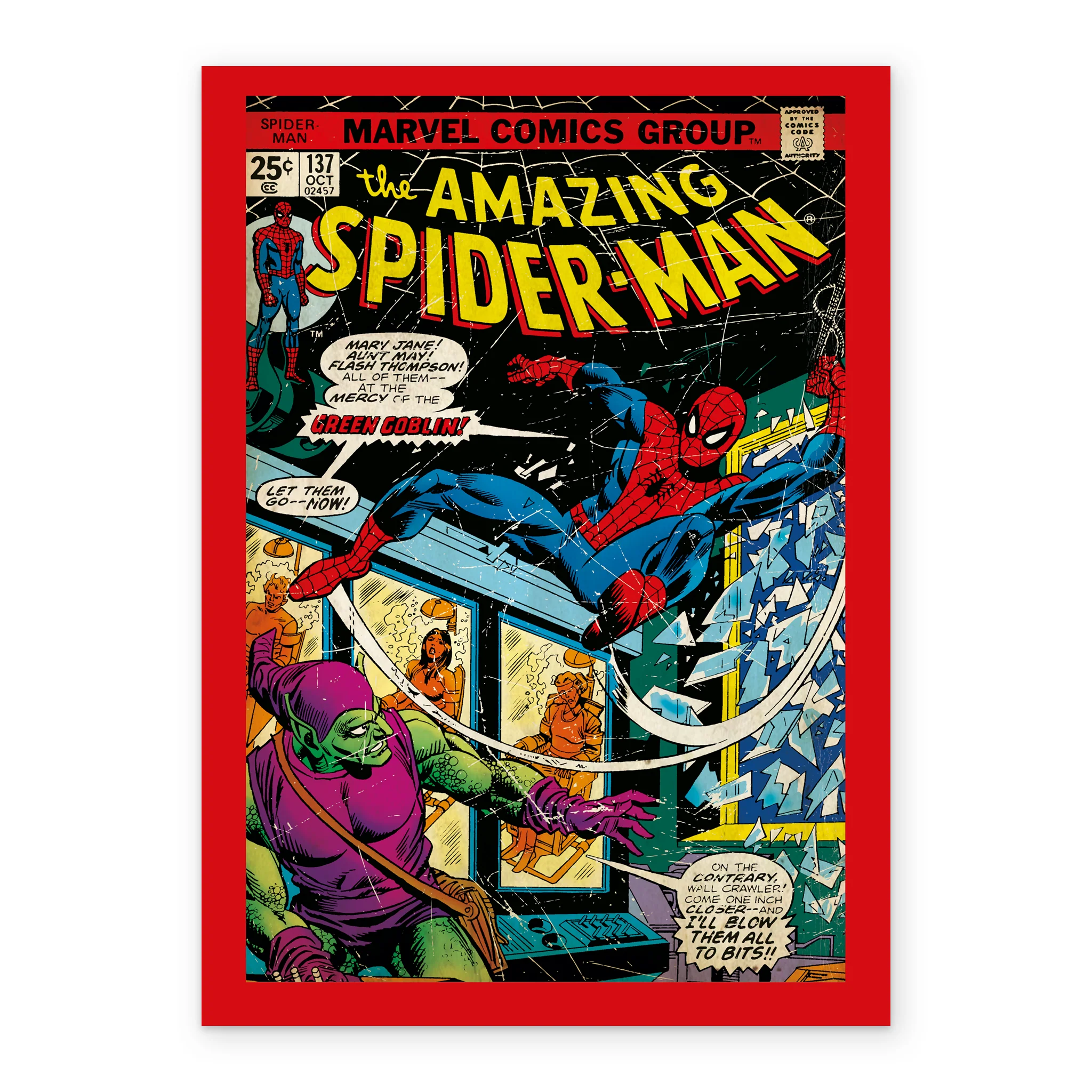 Personalised Marvel Avengers Amazing Spider-Man & Green Goblin Card - Image 2