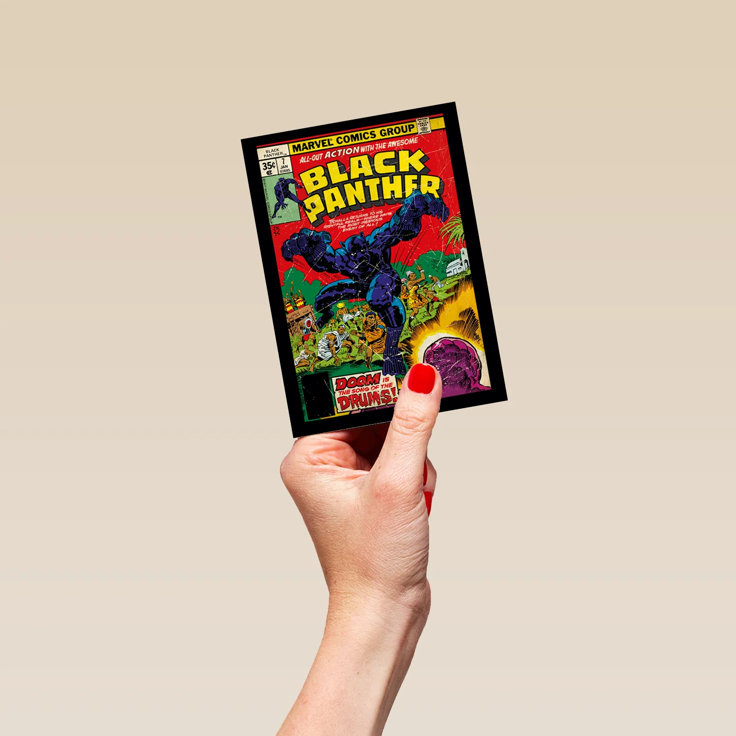 Personalised Marvel Avengers Black Panther Card - Image 4