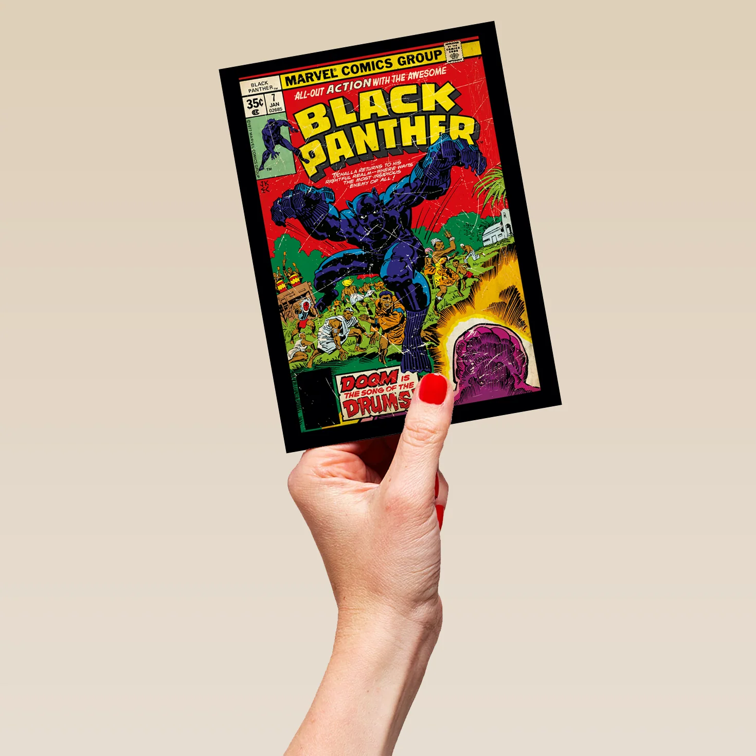 Personalised Marvel Avengers Black Panther Card - Image 5