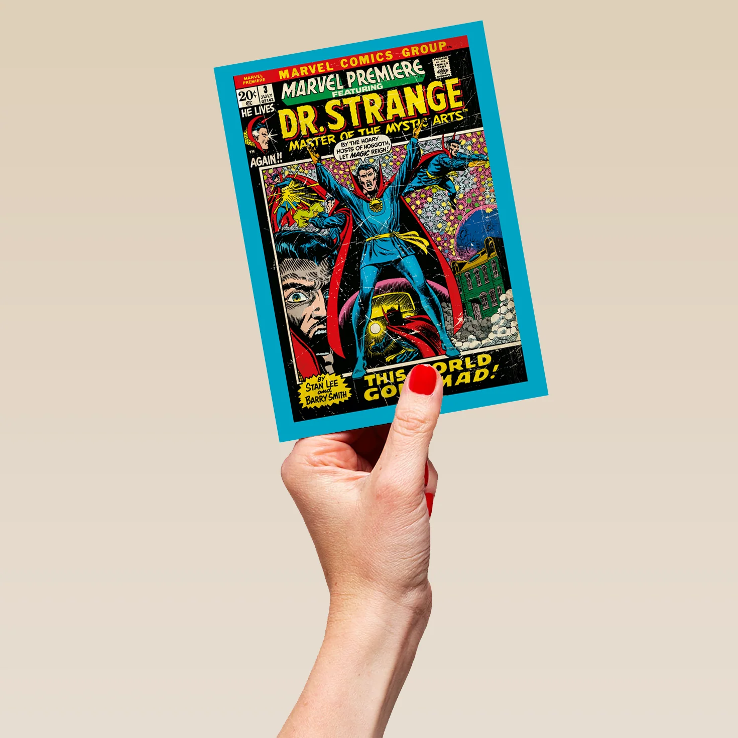 Personalised Marvel Avengers Dr Strange Card - Image 5