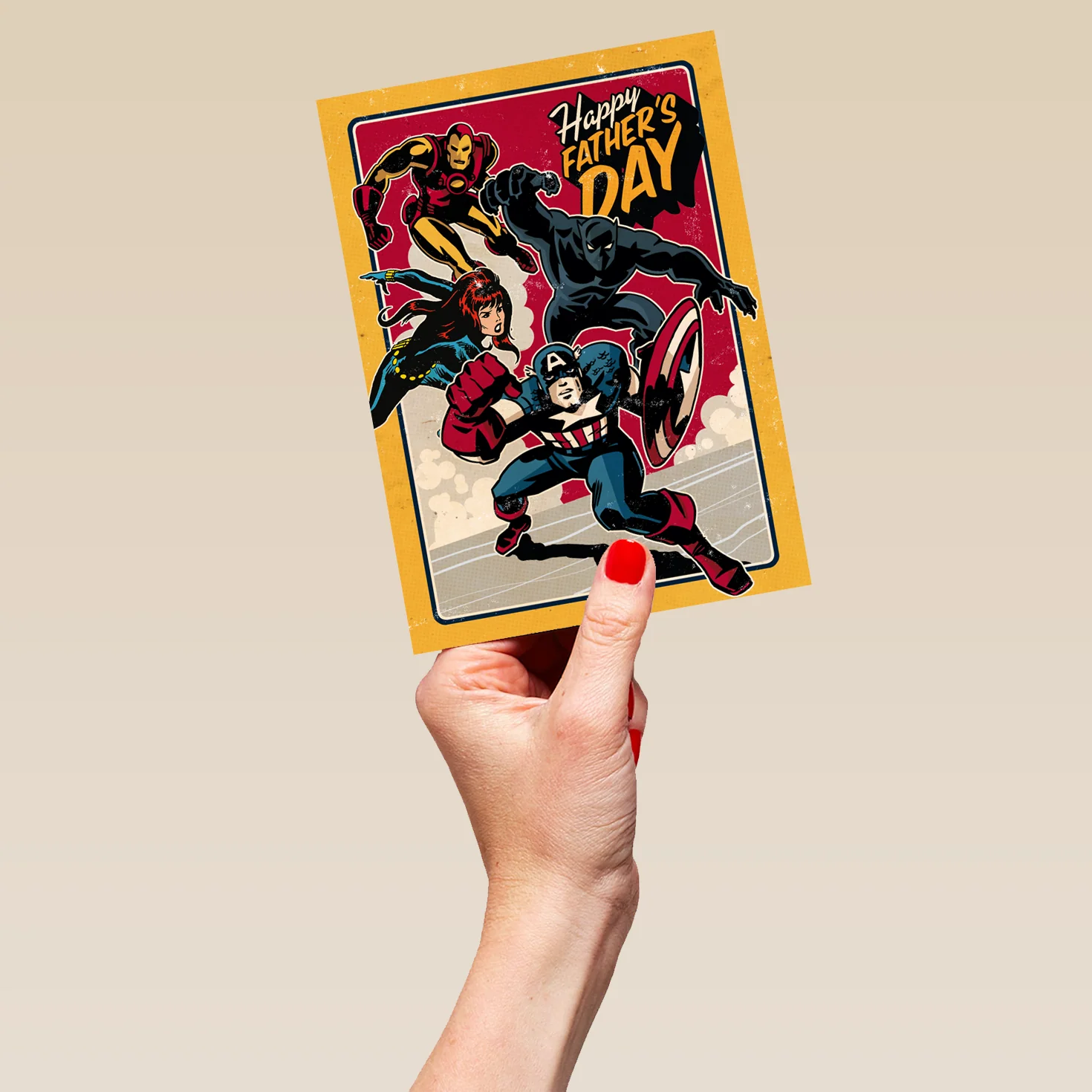 Personalised MARVEL Avengers Happy Father's Day Card - Image 5
