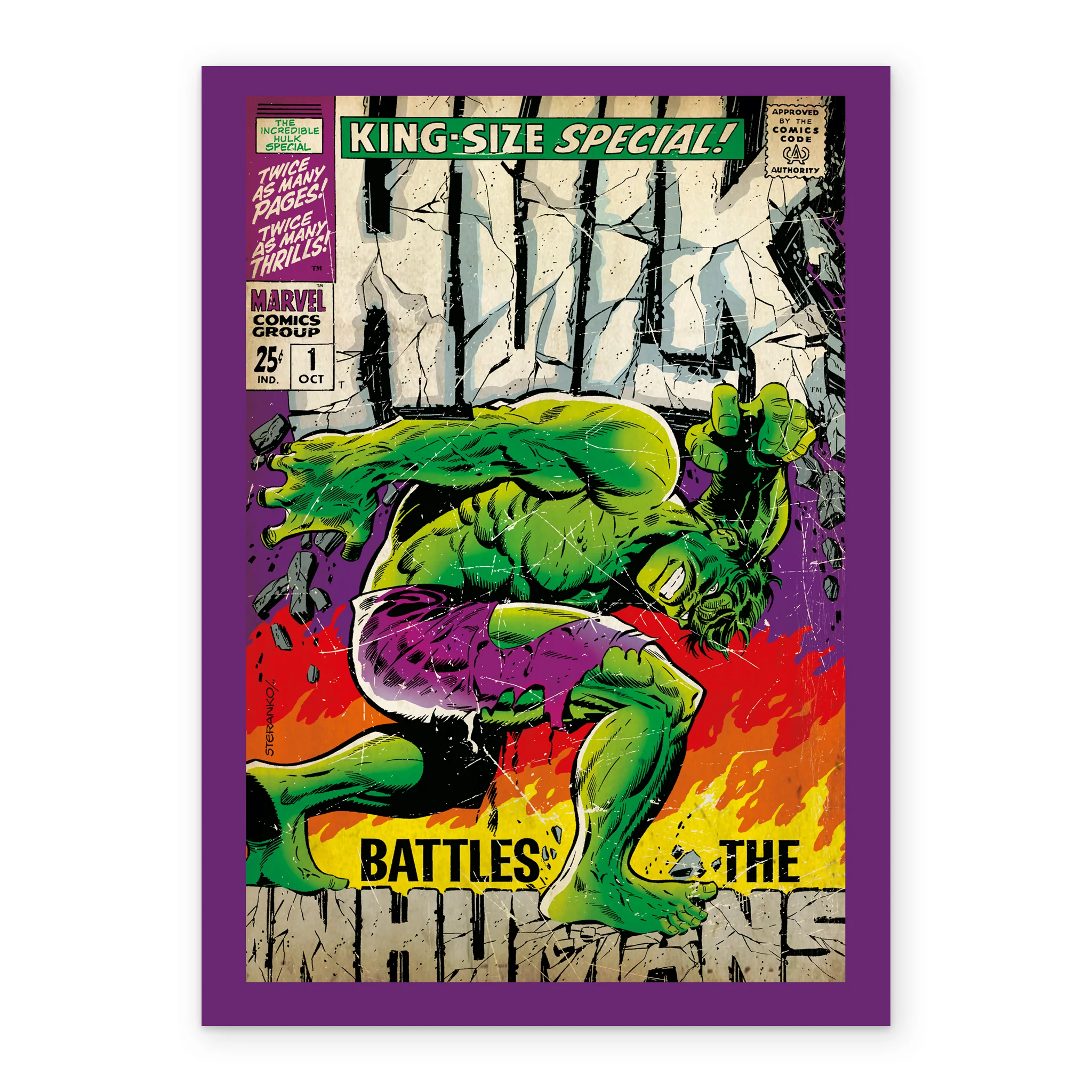 Personalised Marvel Avengers Hulk Card - Image 2