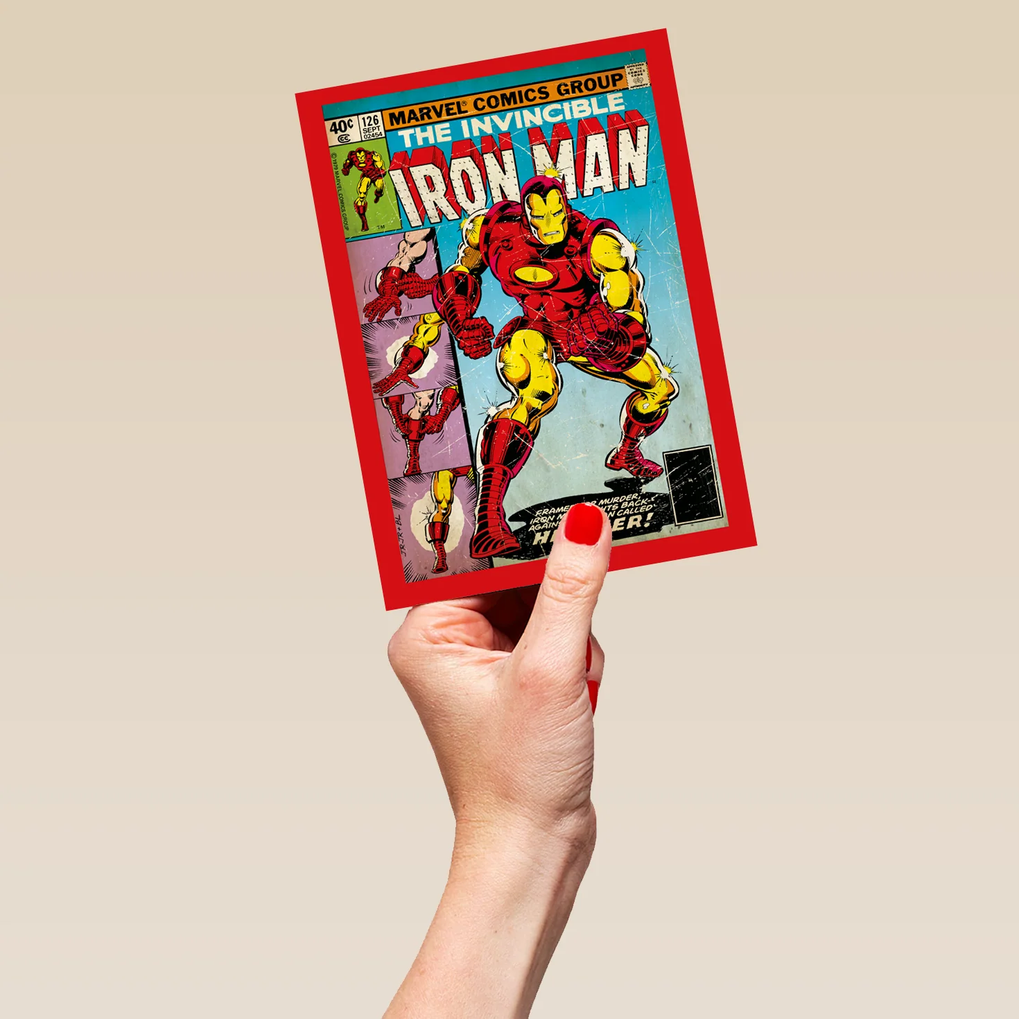 Personalised Marvel Avengers Iron Man Card - Image 5