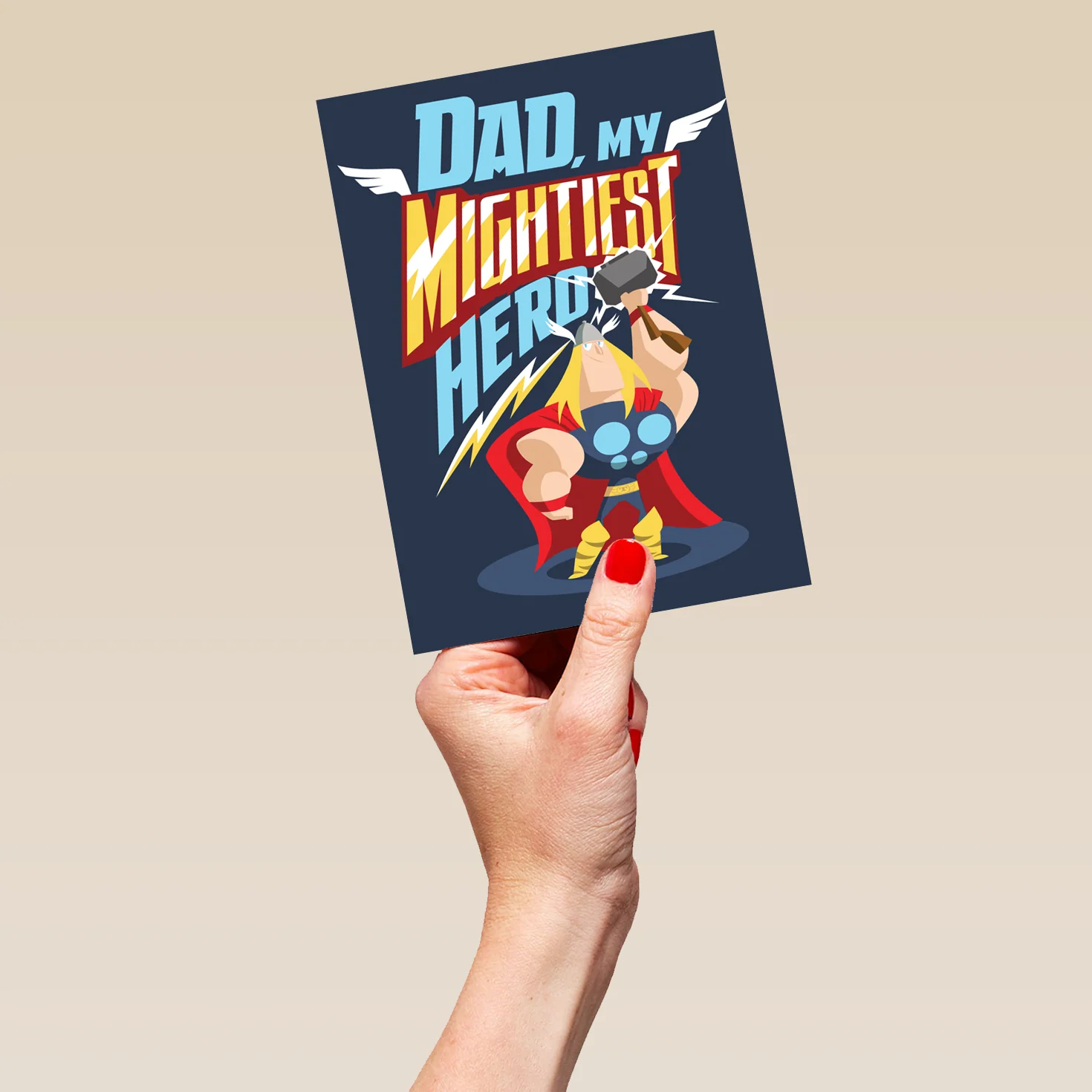 Personalised MARVEL Avengers My Mightiest Hero Father's Day Card - Image 5