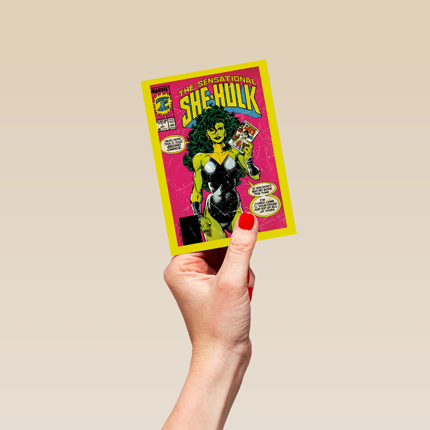 Personalised Marvel Avengers She Hulk Card - Image 4