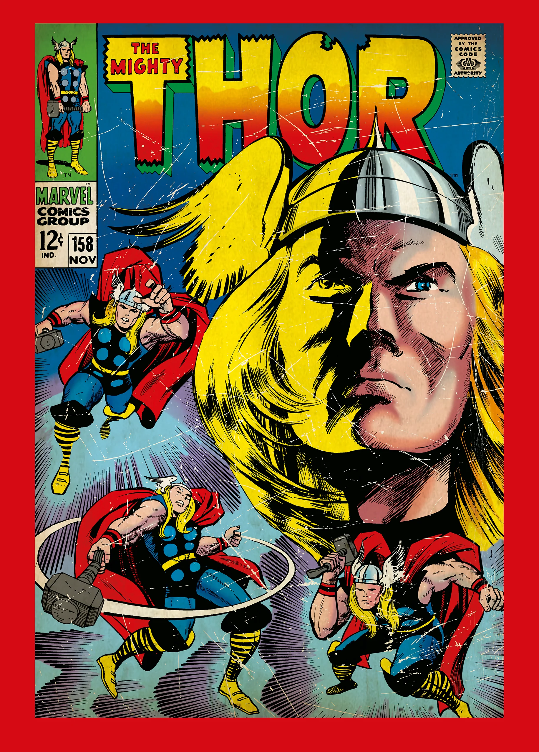 Personalised Marvel Avengers Thor Card