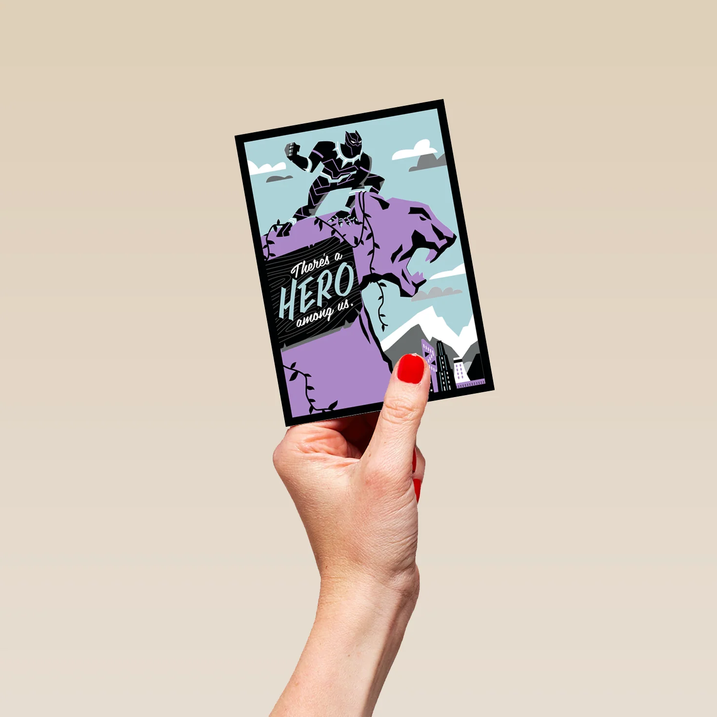 Personalised MARVEL Black Panther Happy Father's Day Card - Image 4