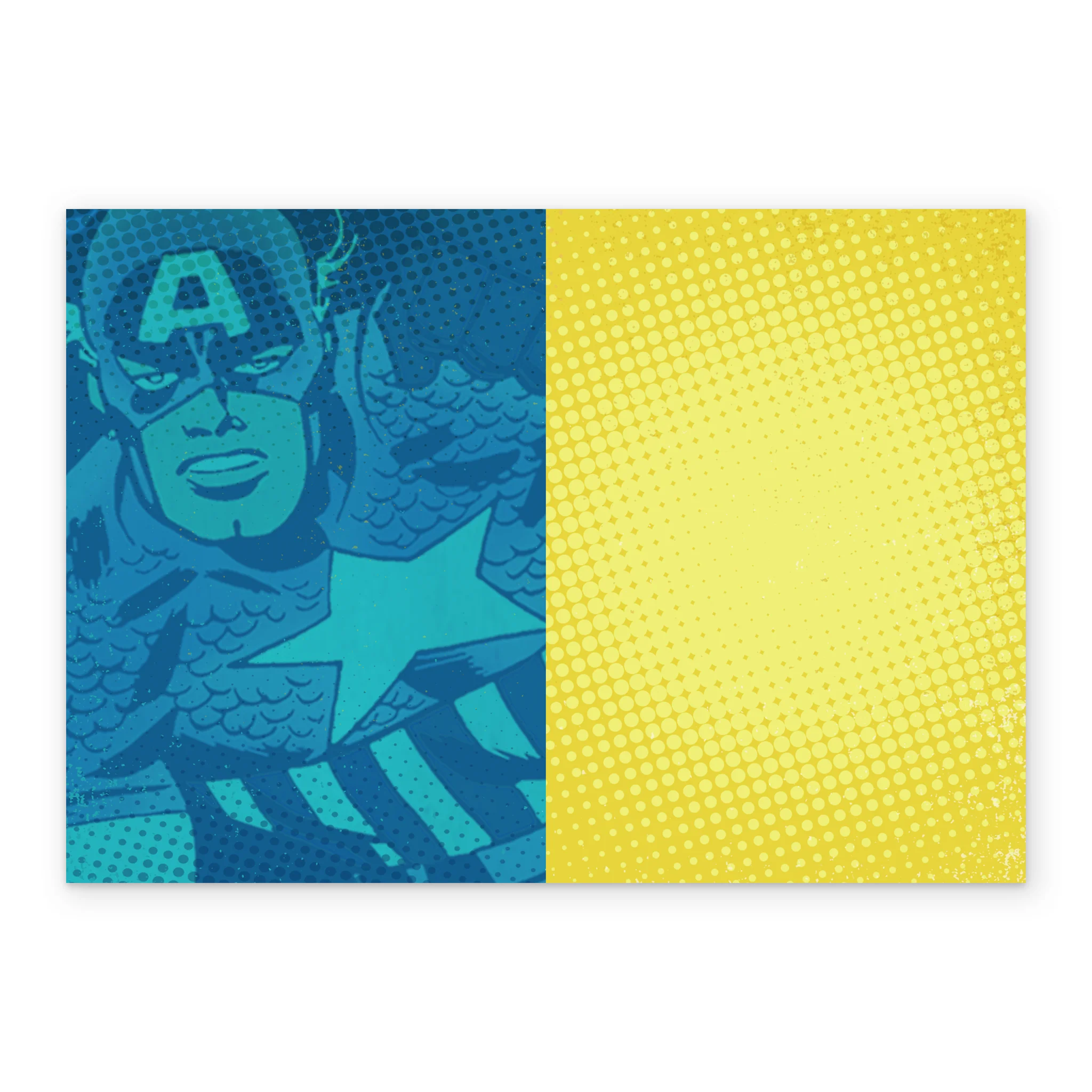 Personalised MARVEL Captain America Comic Book Father's Day Card - Image 3