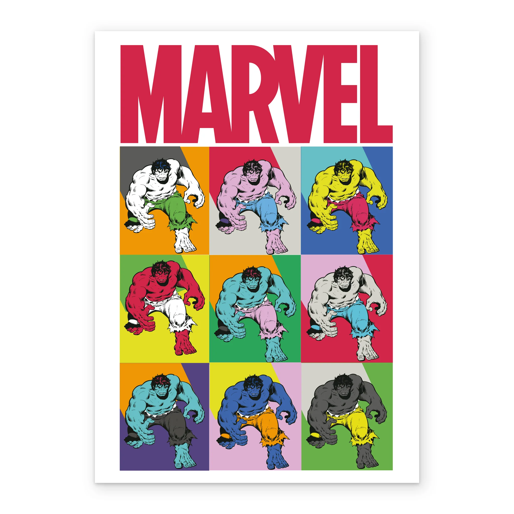 Personalised Marvel Comics Hulk Colourful Pop Art Birthday Card - Image 2