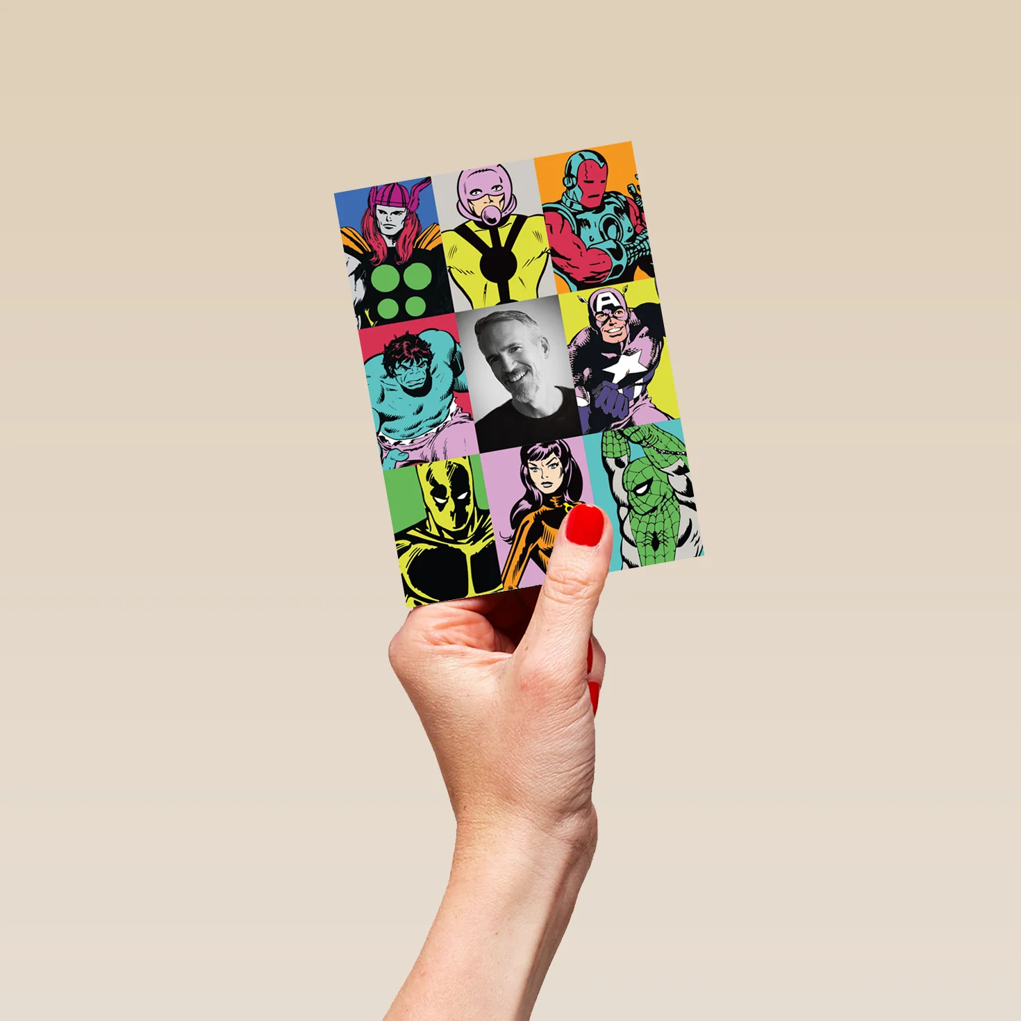 Personalised Marvel Comics Photo Birthday Card - Image 4