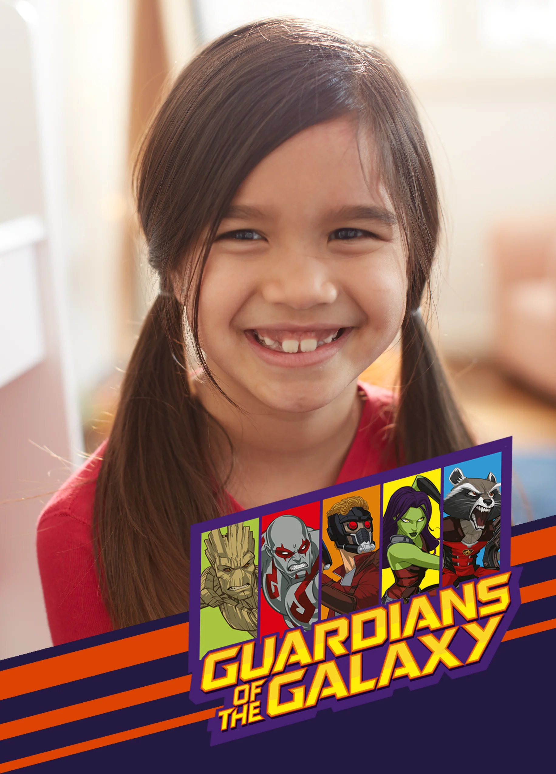 Personalised MARVEL Guardians of the Galaxy Photo Card
