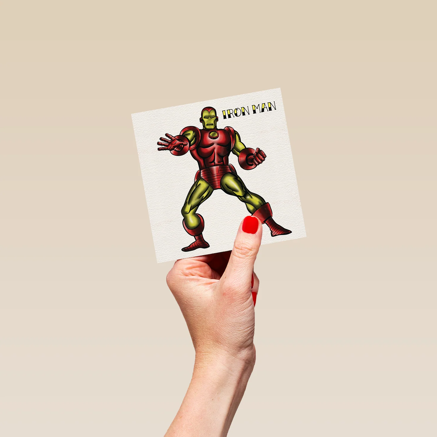 Personalised Marvel Iron Man Hero Birthday Card - Image 4