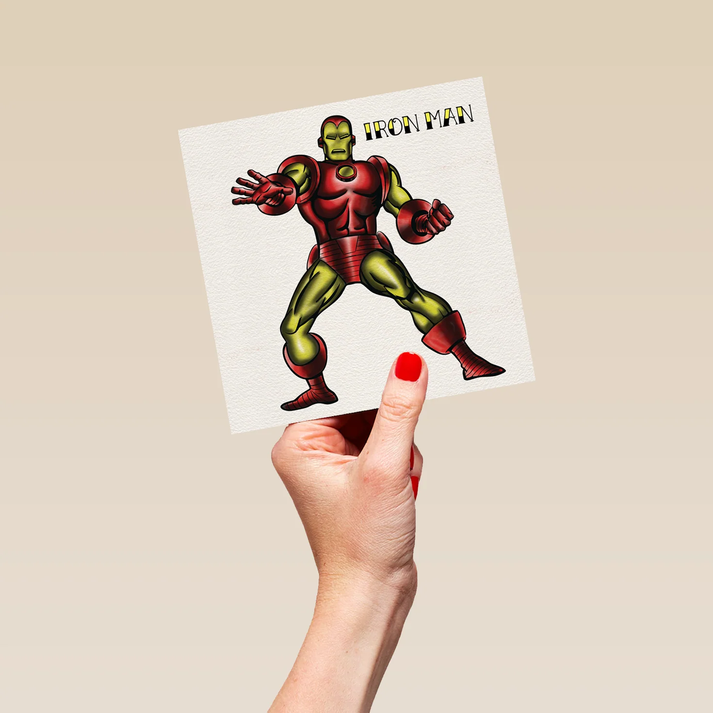 Personalised Marvel Iron Man Hero Birthday Card - Image 5