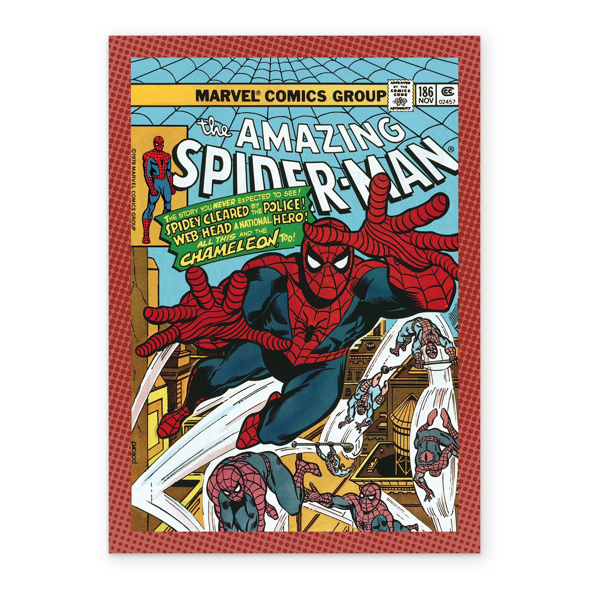 Personalised MARVEL Spider-Man Comic Book Father's Day Card - Image 2