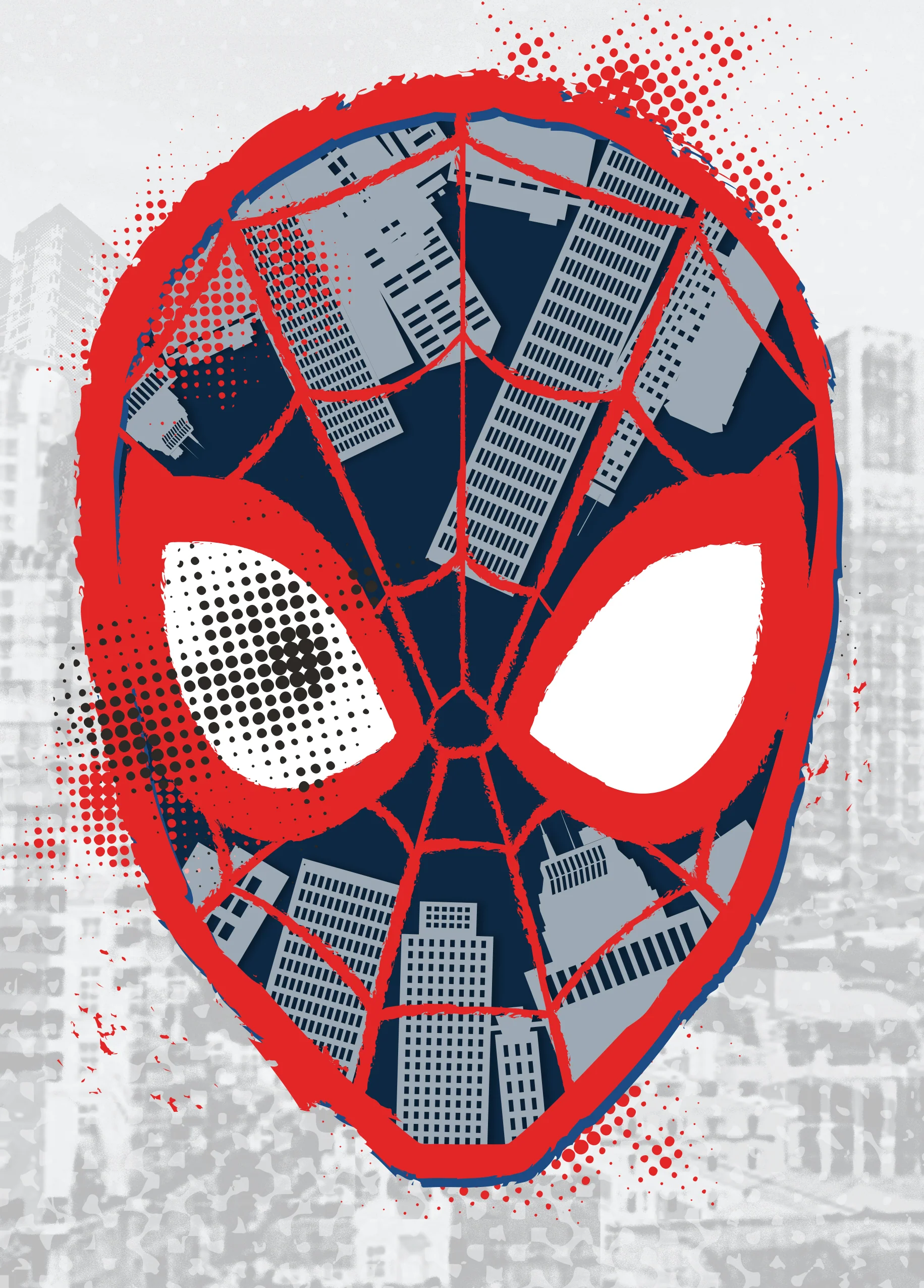 Personalised Marvel Spider-Man Mask Card