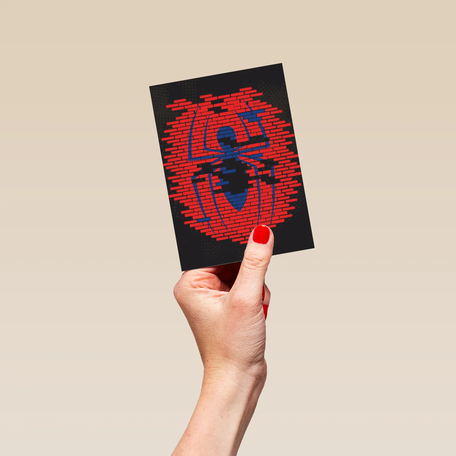 Personalised Marvel Spider-Man Spider Logo Card - Image 4