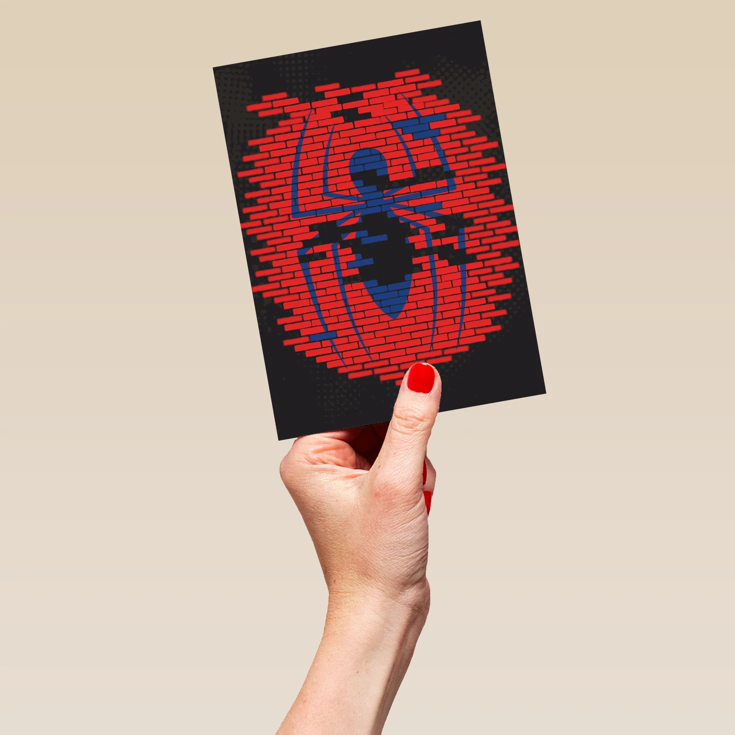 Personalised Marvel Spider-Man Spider Logo Card - Image 5