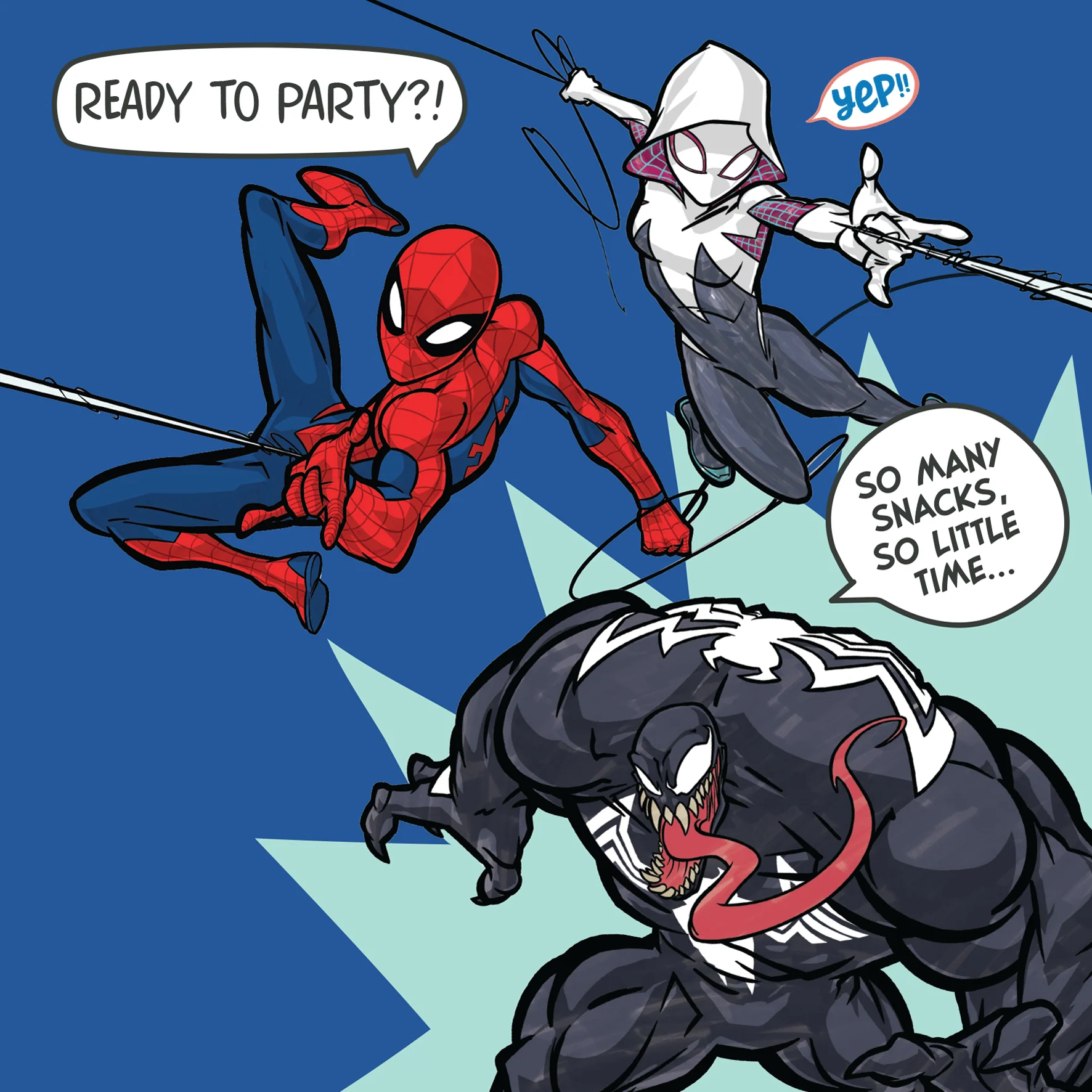 Personalised Marvel Spider-Man Venom Birthday Card