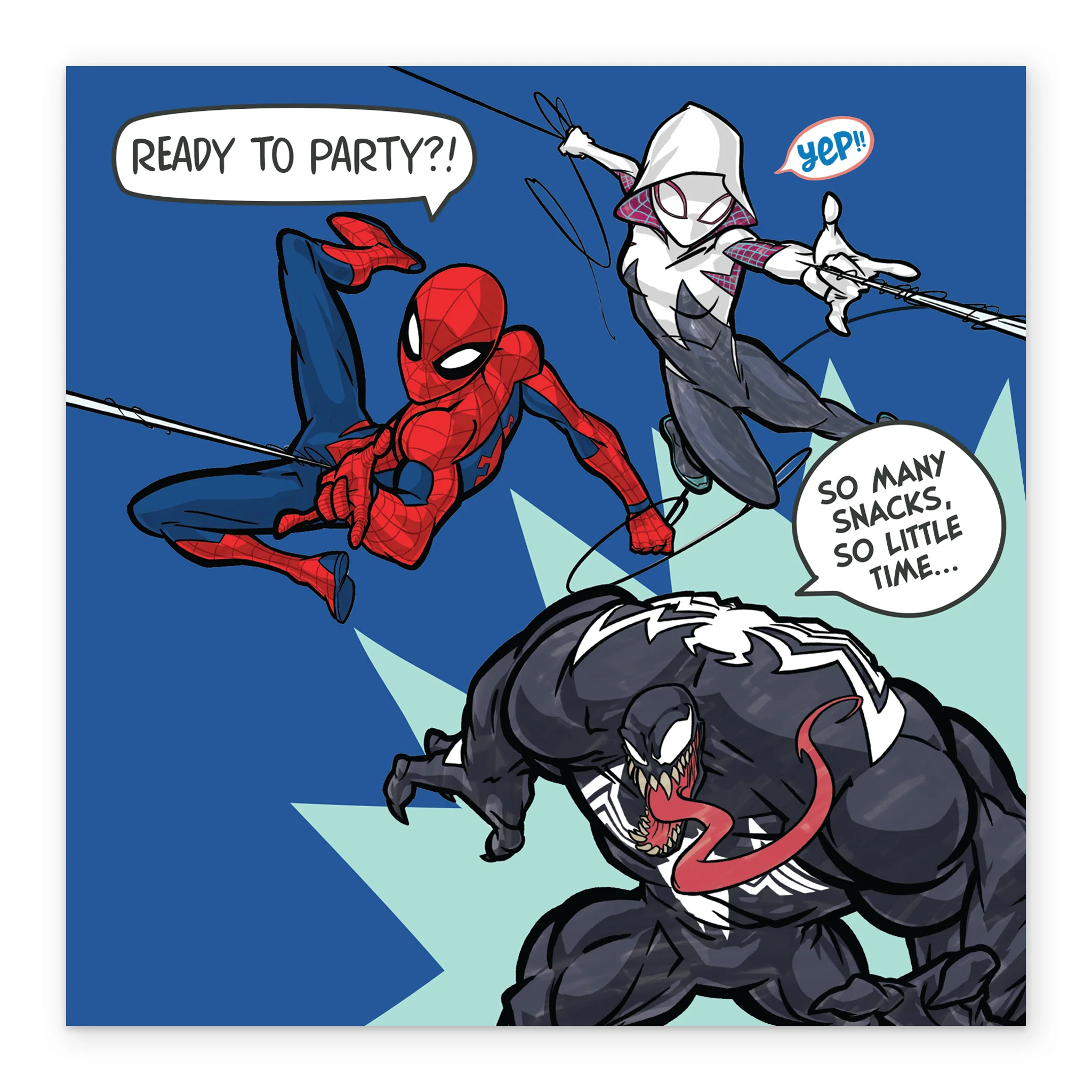 Personalised Marvel Spider-Man Venom Birthday Card - Image 2