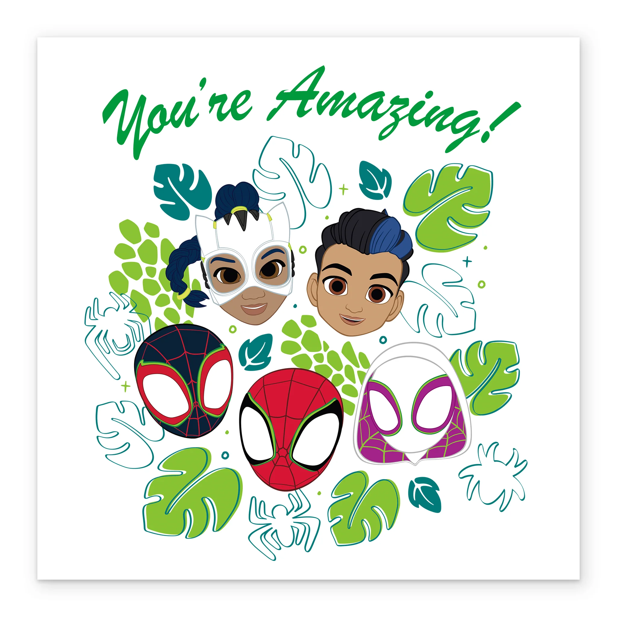 Personalised MARVEL Spider-Man 'You're Amazing' Kids Birthday Card - Image 2