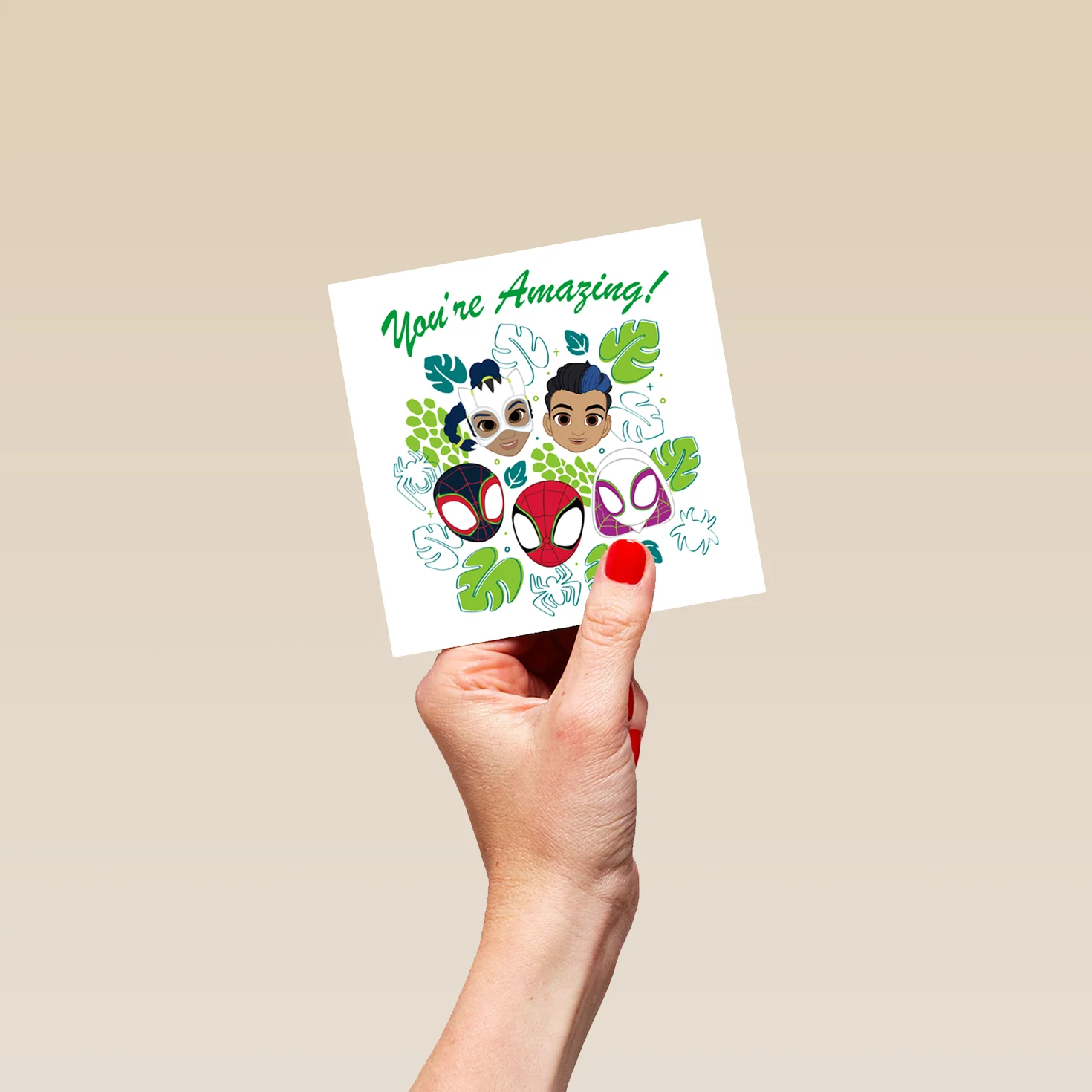 Personalised MARVEL Spider-Man 'You're Amazing' Kids Birthday Card - Image 4