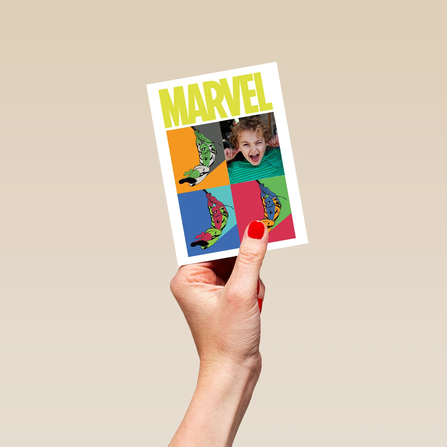 Personalised Marvel Spider-Man Photo Birthday Card - Image 4