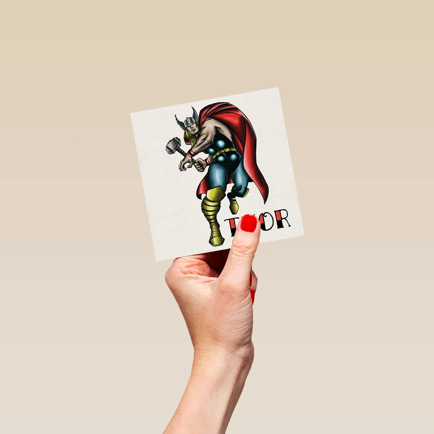 Personalised Marvel Thor Hero Birthday Card - Image 4