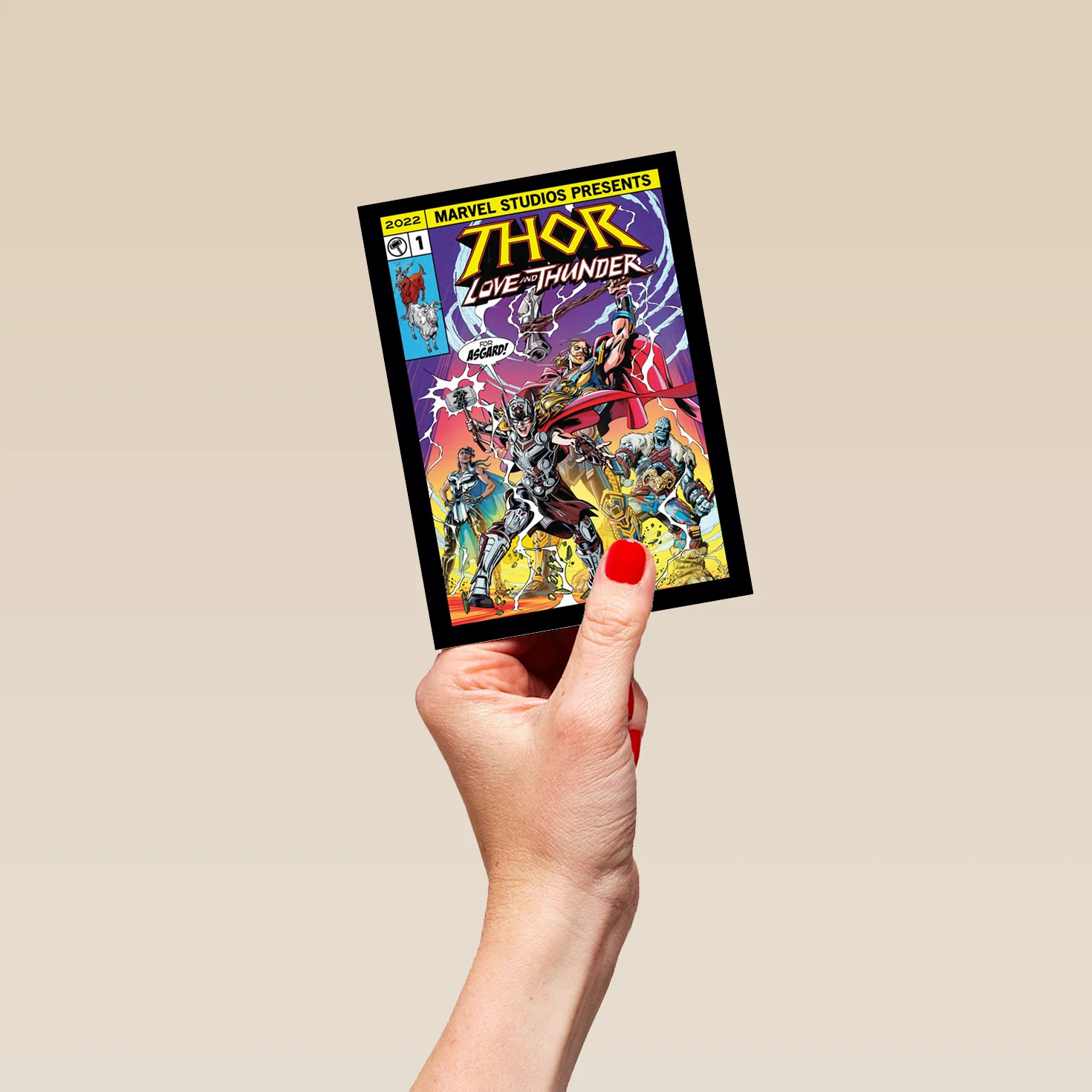 Personalised Marvel Thor Love Thunder Birthday Card - Image 4