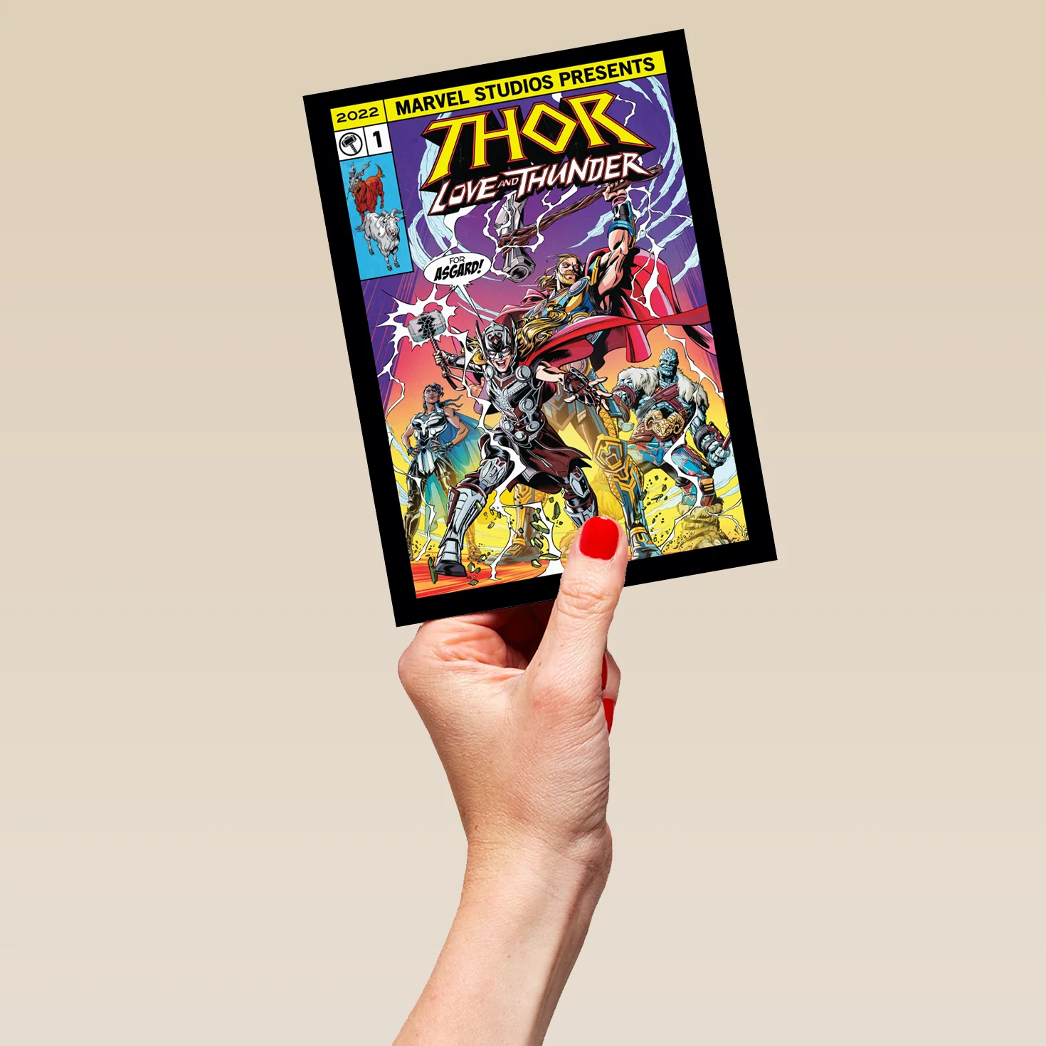 Personalised Marvel Thor Love Thunder Birthday Card - Image 5