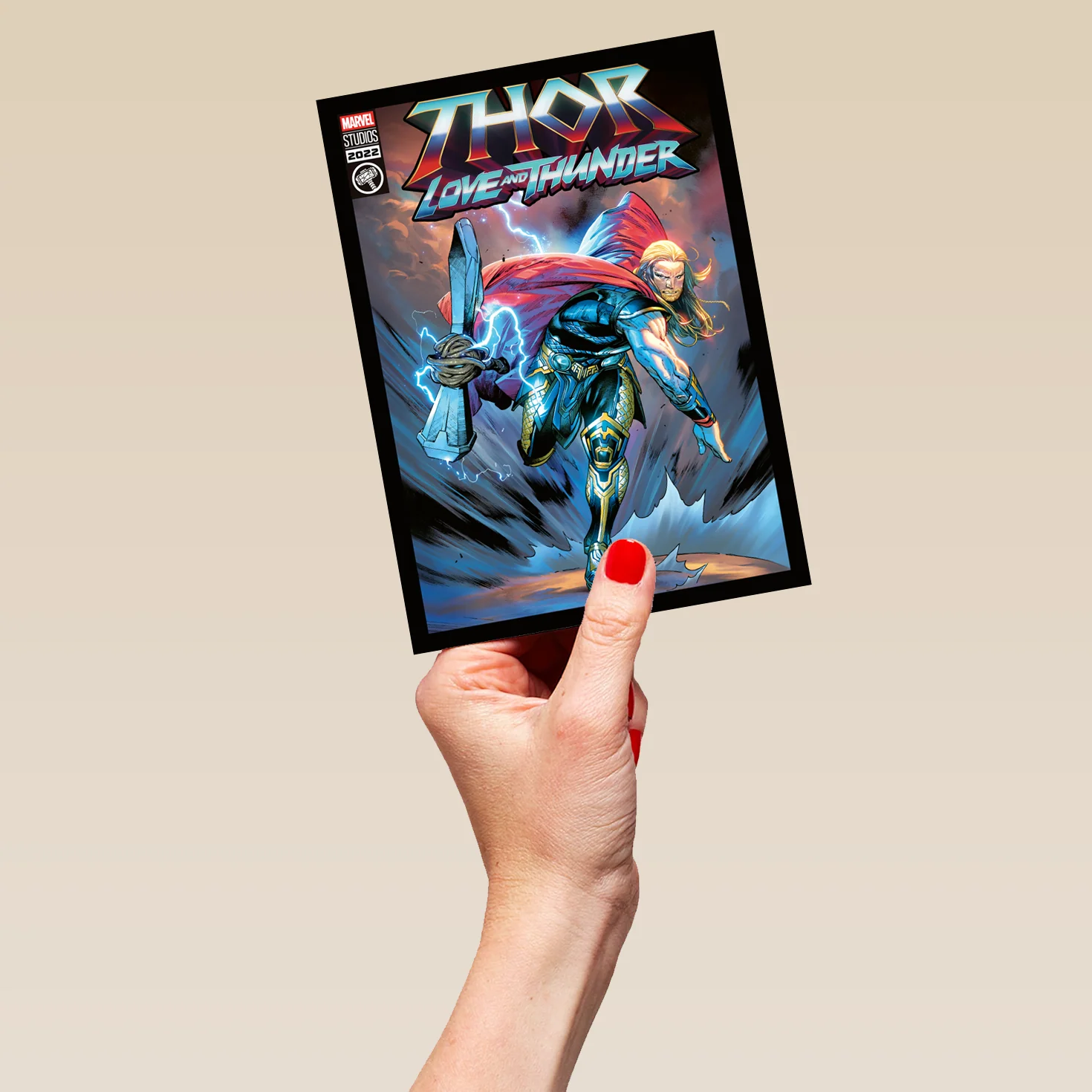 Personalised Marvel Thor Love & Thunder Comic Birthday Card - Image 5