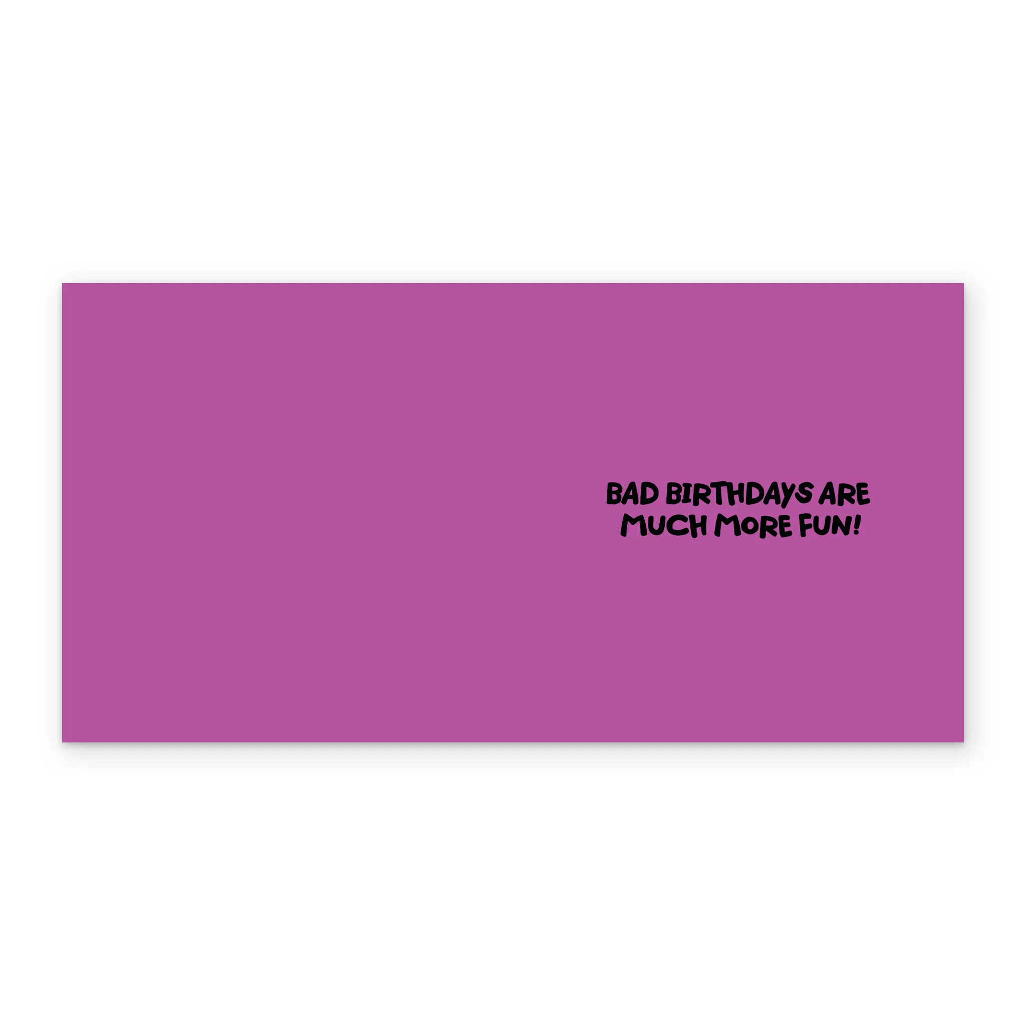 Personalised Marvel Venom Bad Birthdays Card - Image 3