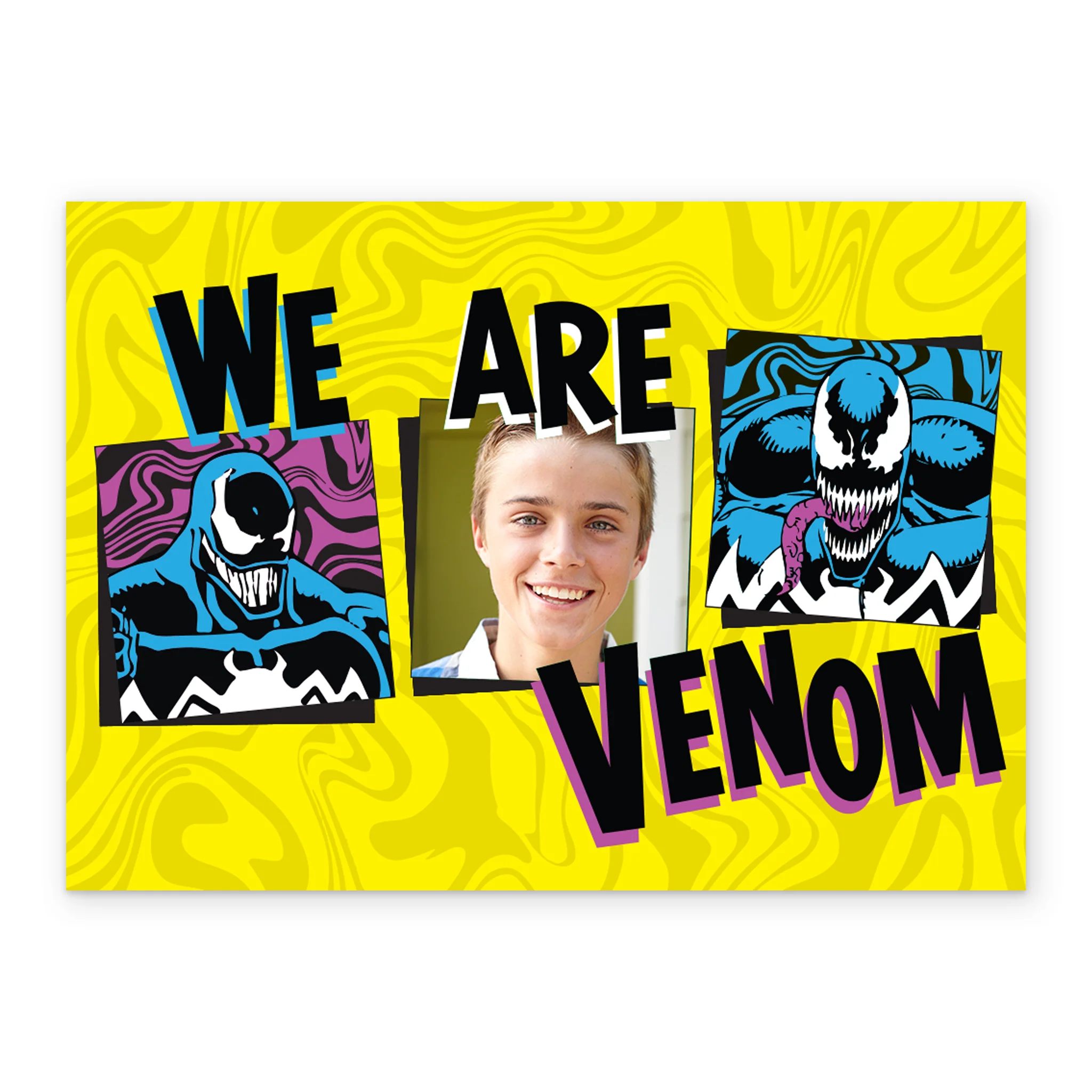 Personalised Marvel Venom Photo Birthday Card - Image 2
