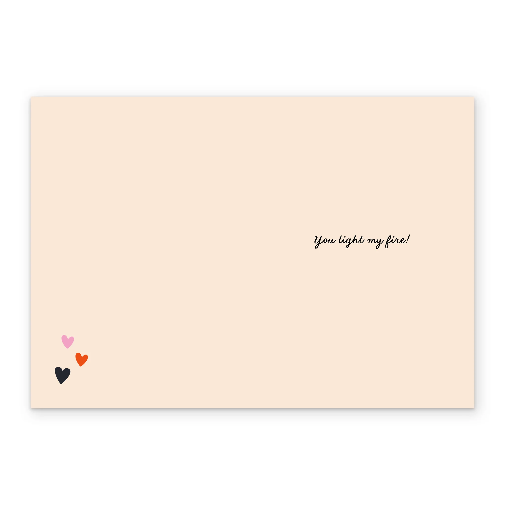 Personalised Match on Fire Valentine's Day Card - Image 3