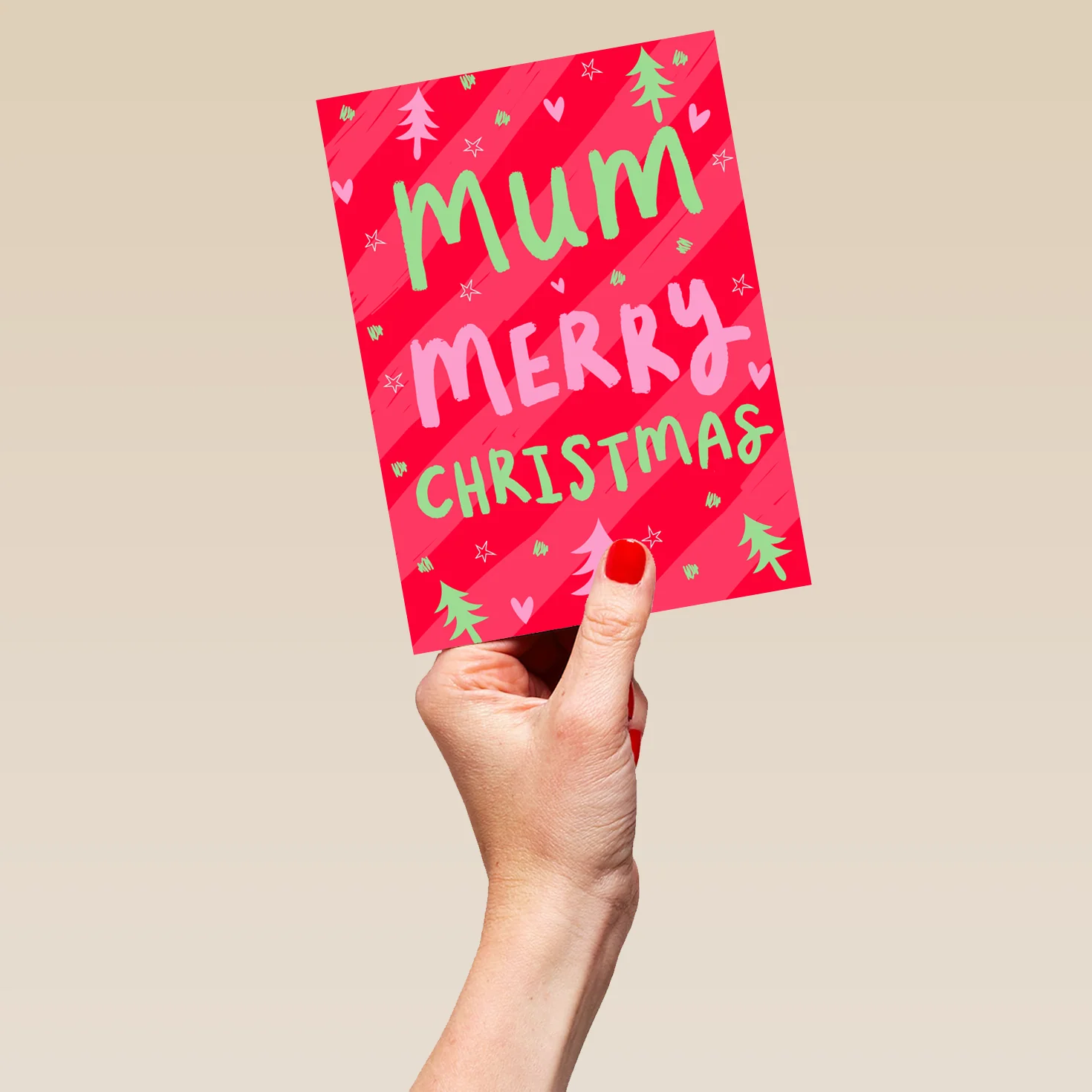 Personalised Merry Christmas Mum Card - Image 5