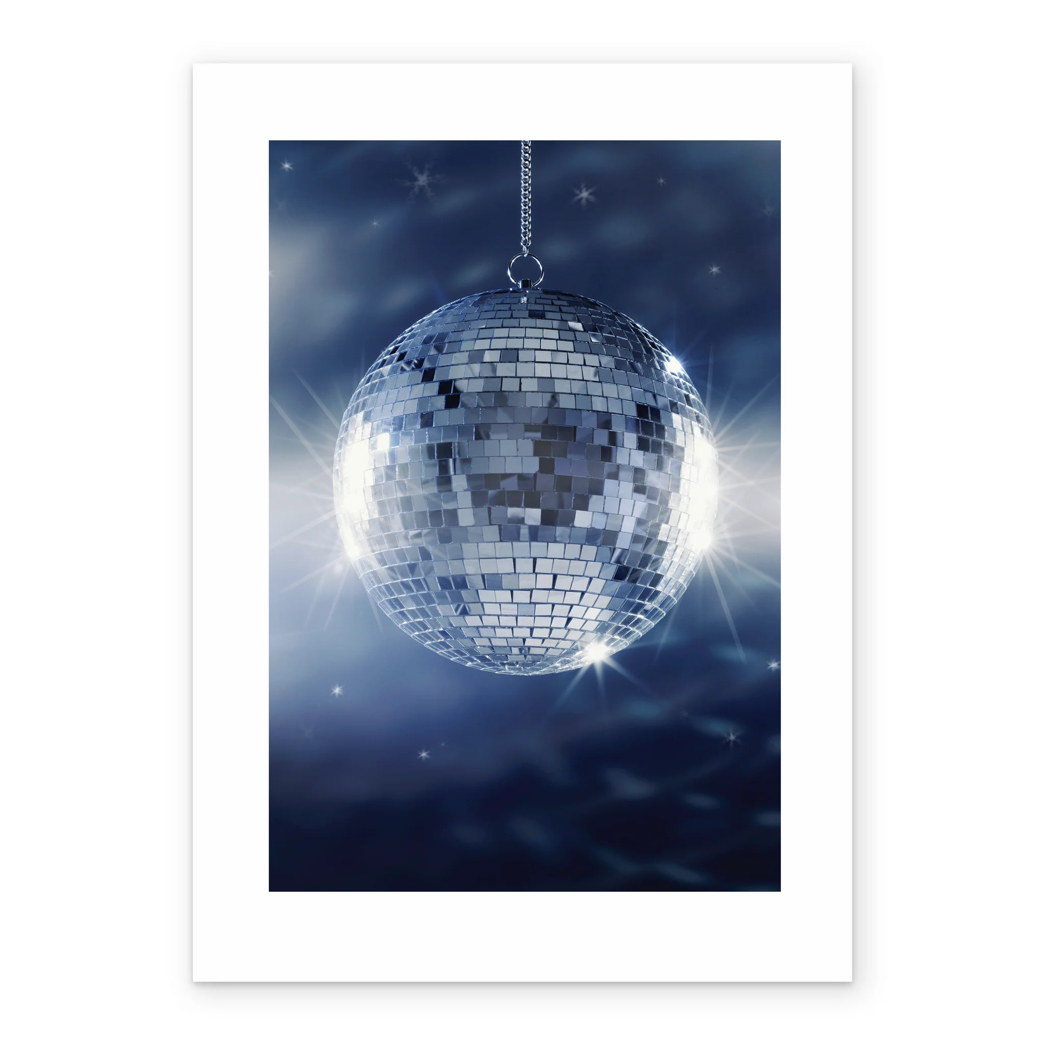Personalised Mirrorball Blank Card - Image 2