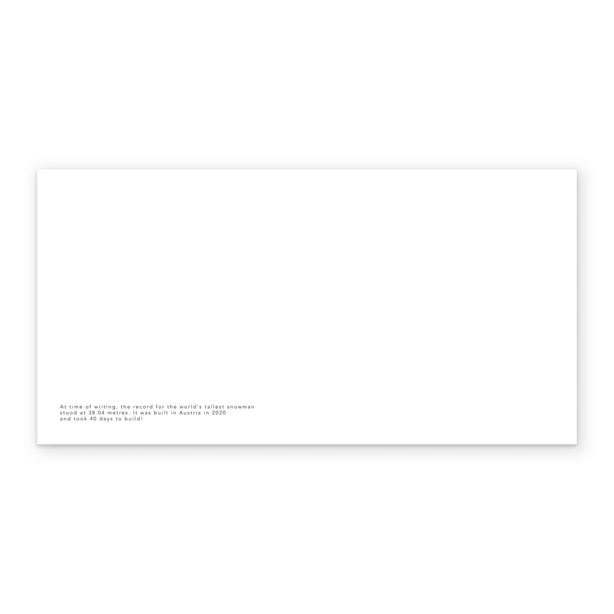 Personalised Modern Christmas Photographic Snowman Card - Image 3