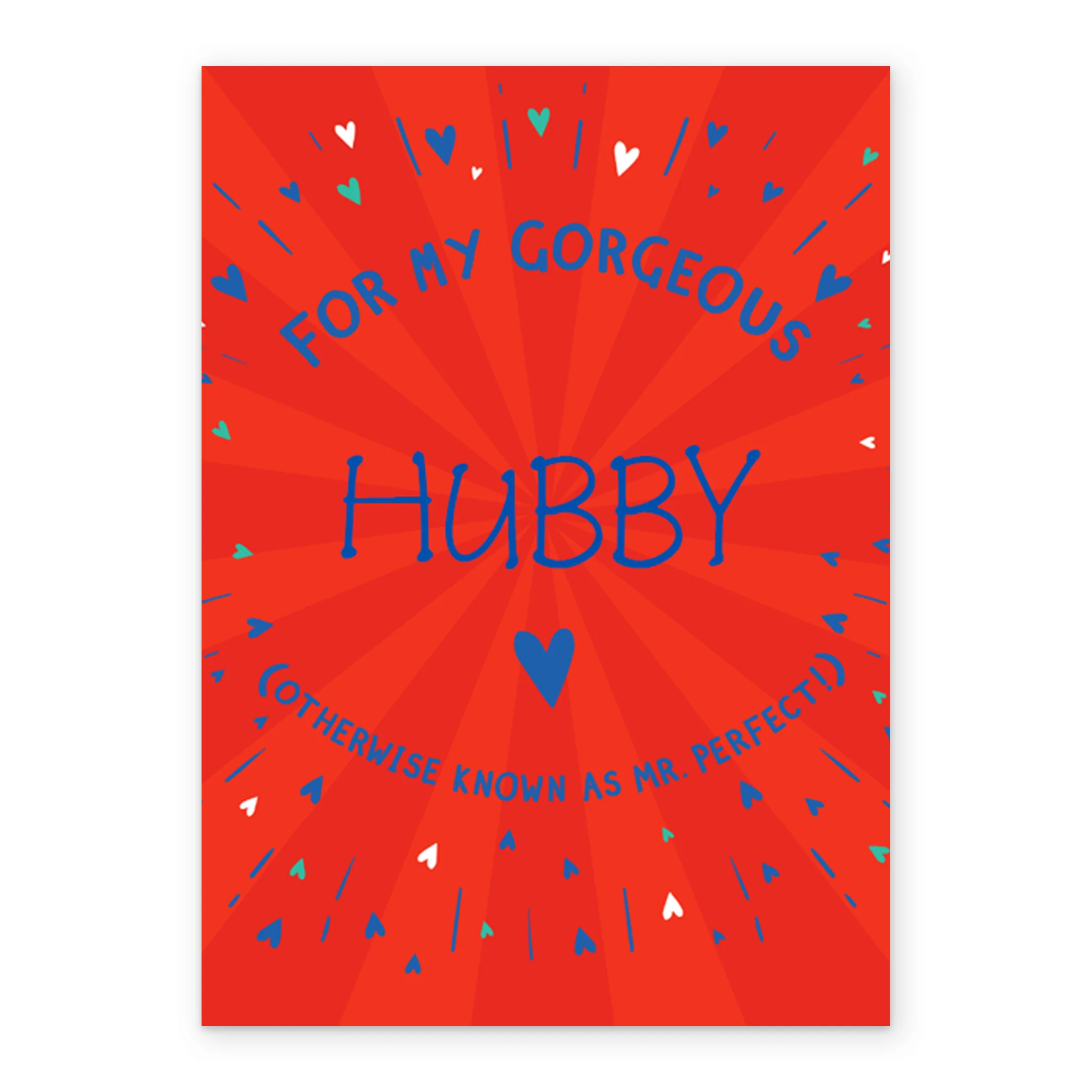 Personalised Modern Design For Husband Card - Image 2