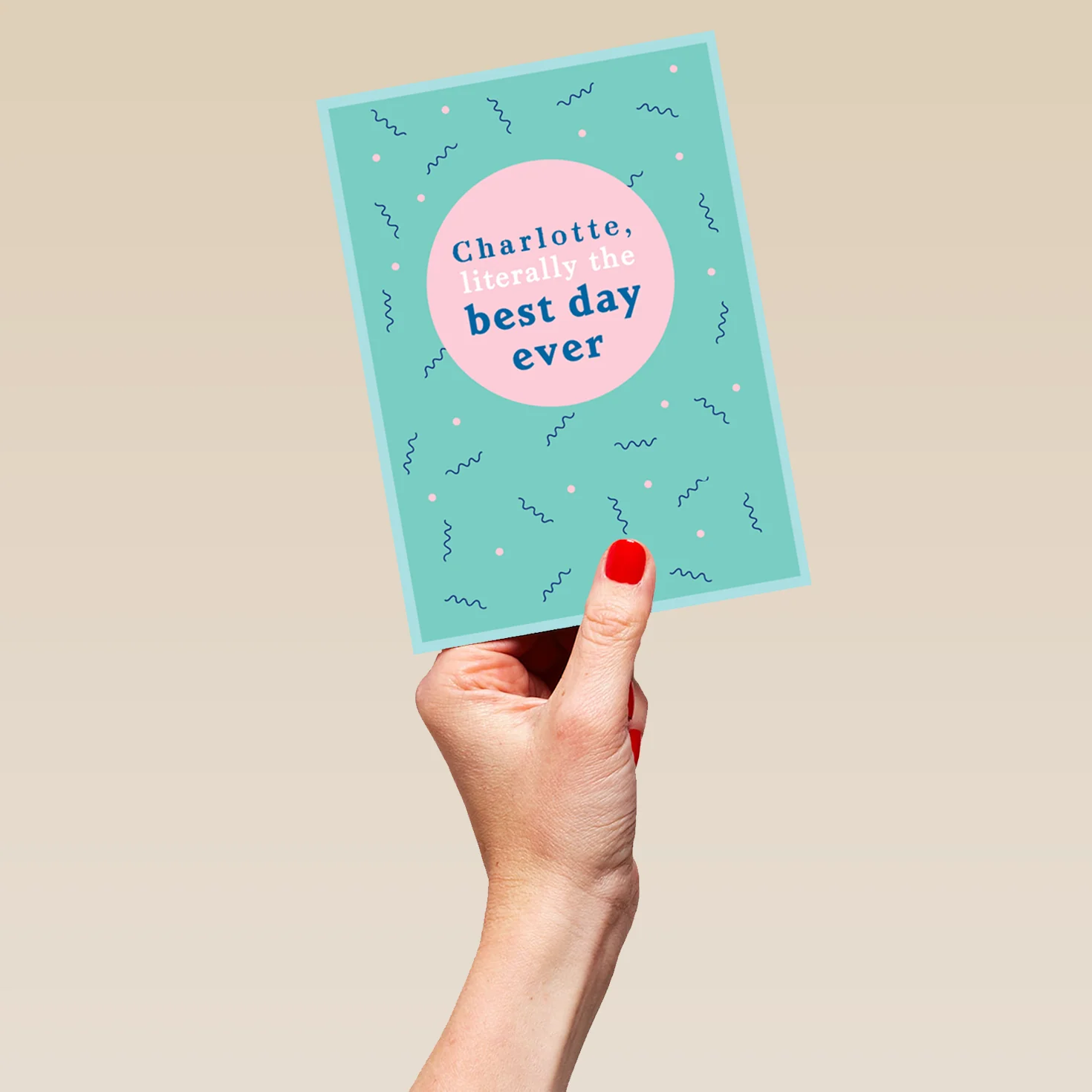 Personalised Modern Literally The Best Day Ever Birthday Card - Image 5