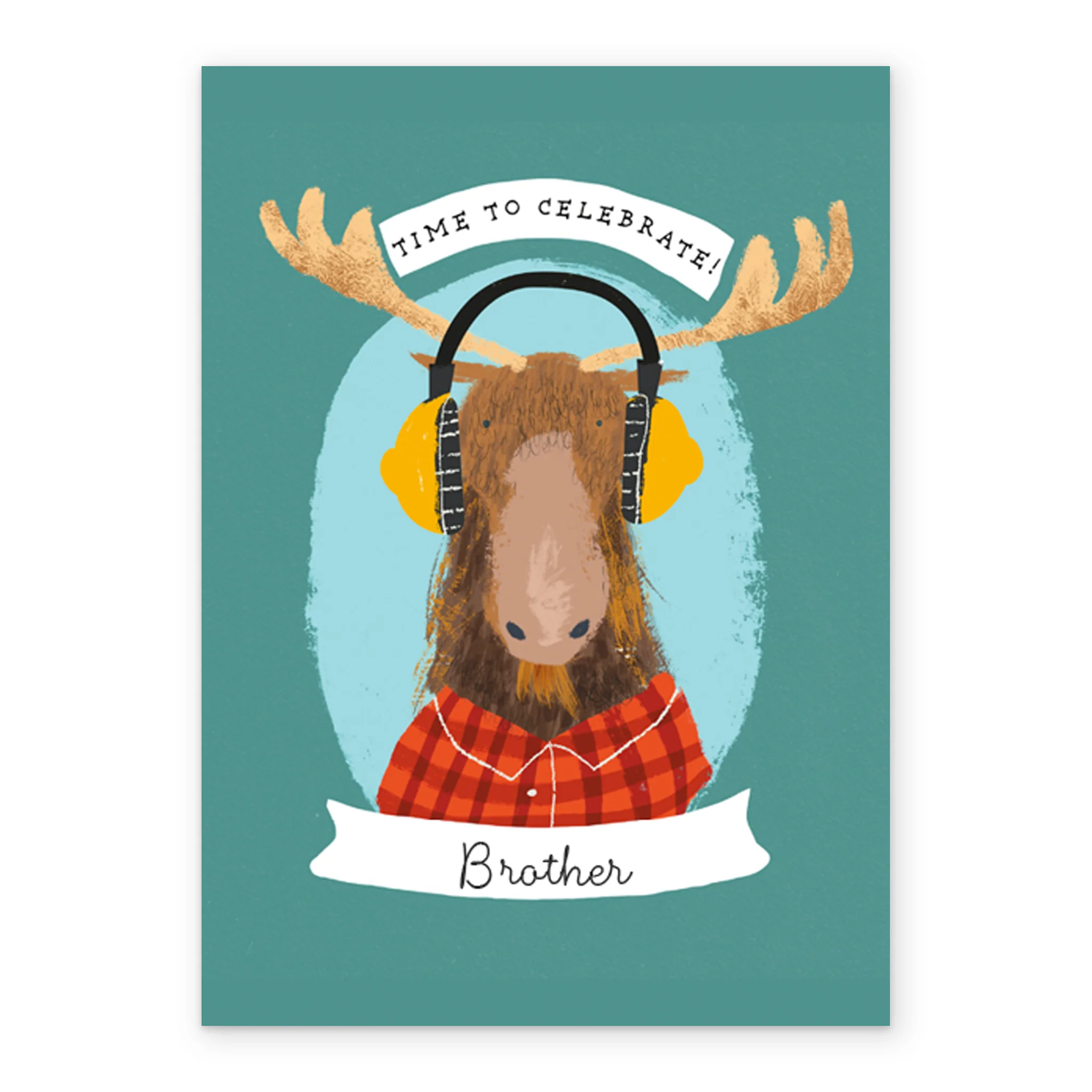 Personalised Moose Brother Card - Image 2