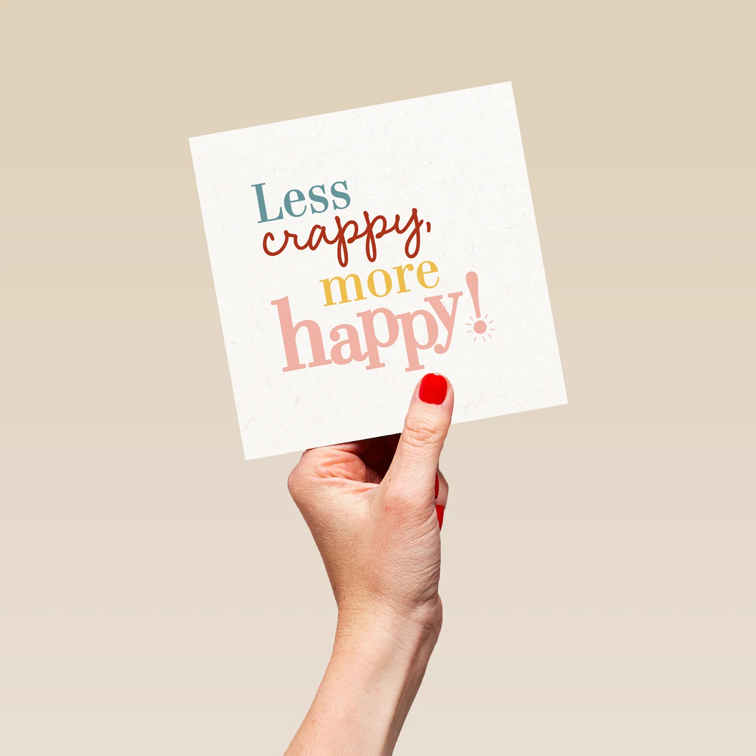 Personalised 'More Happy' Get Well Soon Card - Image 5
