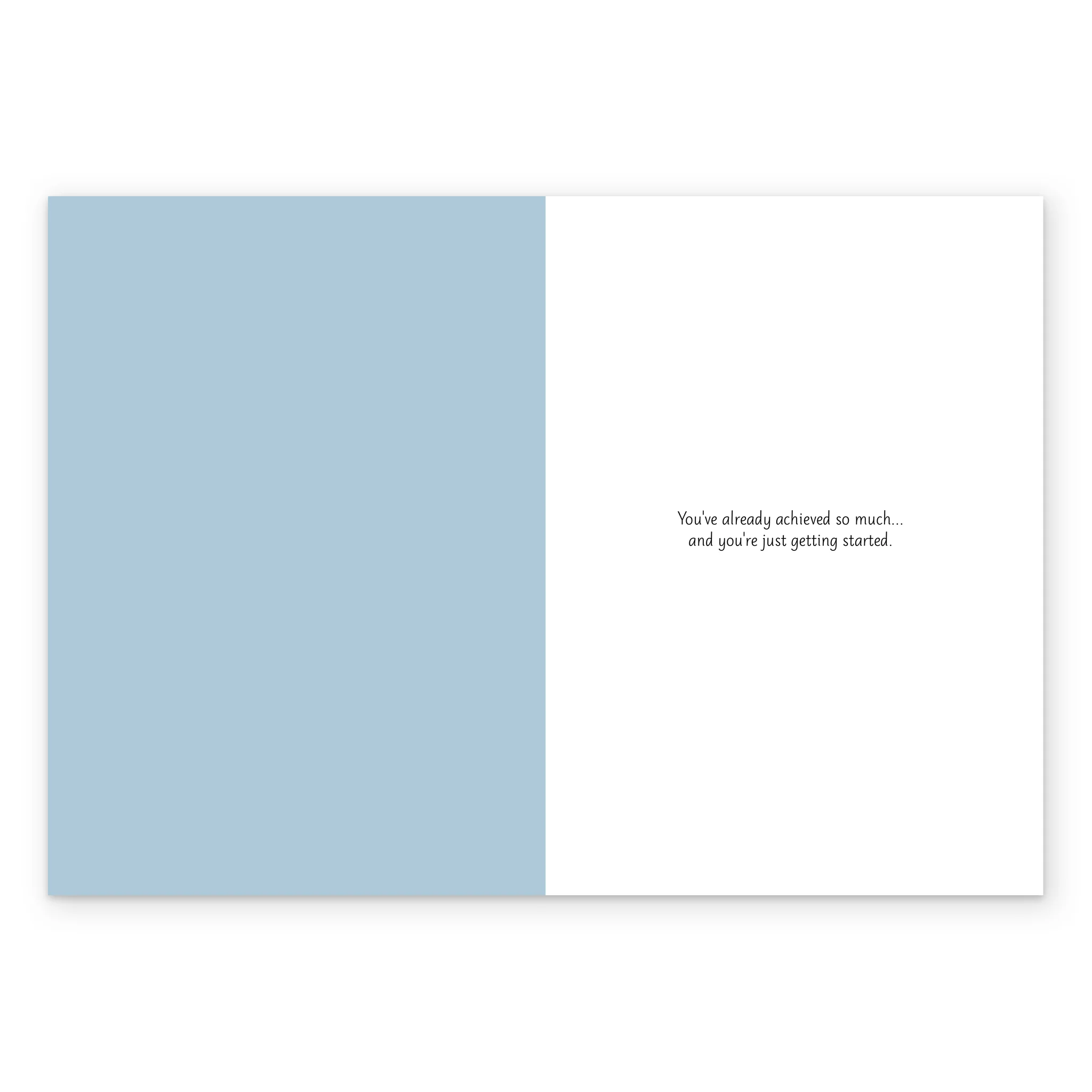 Personalised 'Mortar Board and Scroll' Illustrated Graduation Card - Image 3