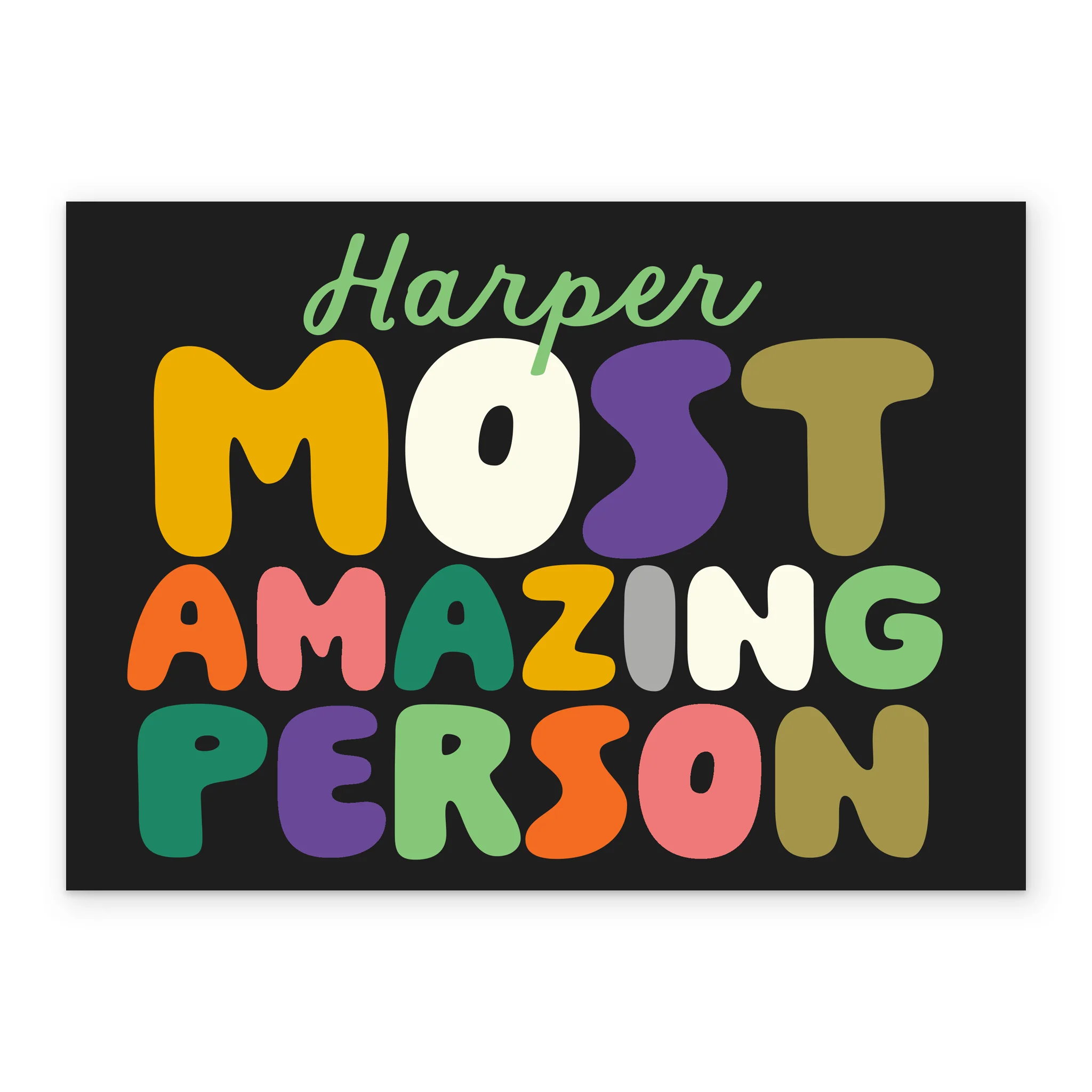 Personalised 'Most Amazing Person' Just to Say Card - Image 2