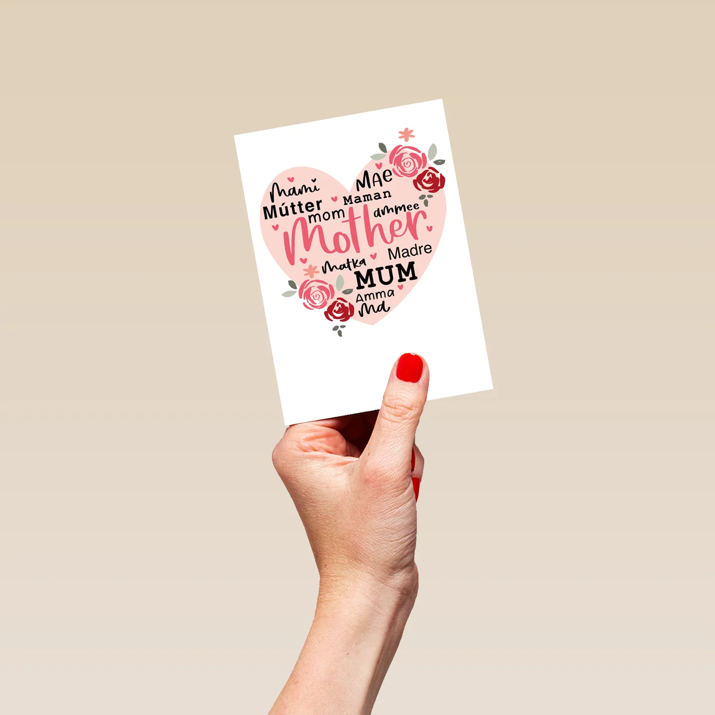 Personalised Mother Mum Ma Madre Mother's Day Card - Image 4