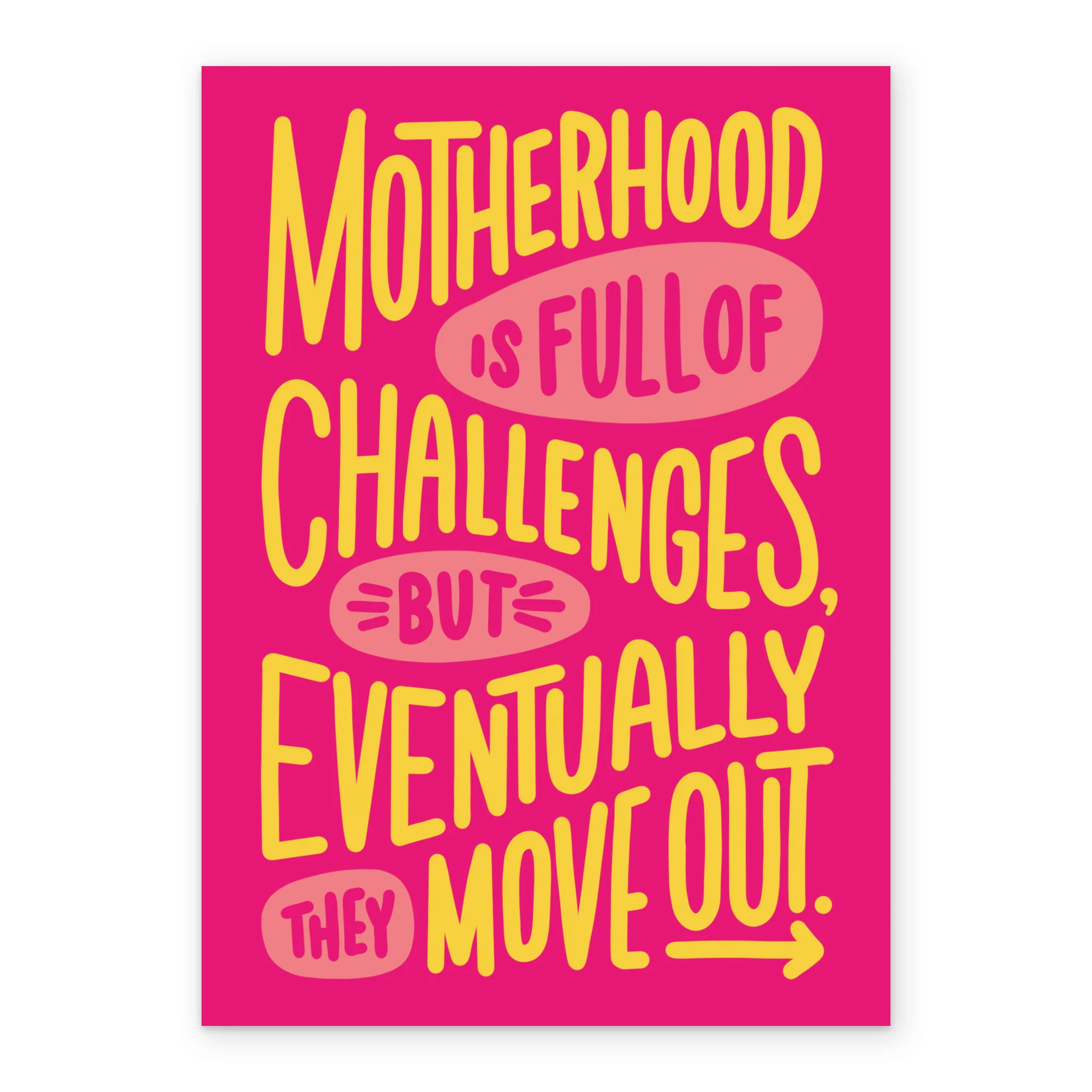 Personalised 'Motherhood Challenges' Mother's Day Card - Image 2