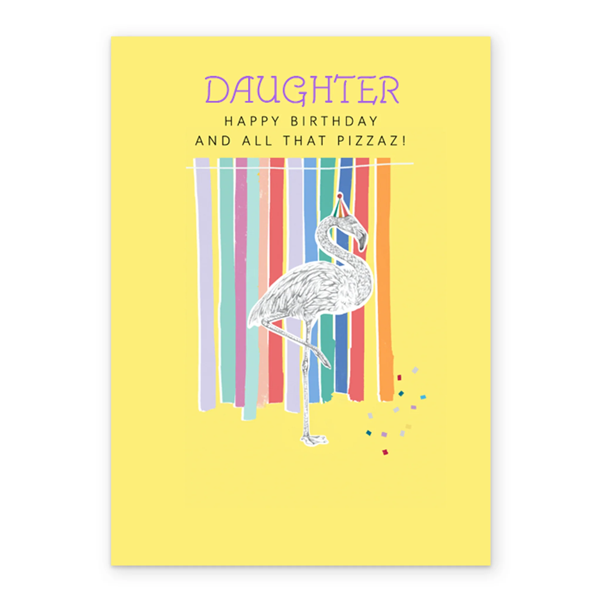 Personalised Multi-Coloured Daughter Birthday Card - Image 2