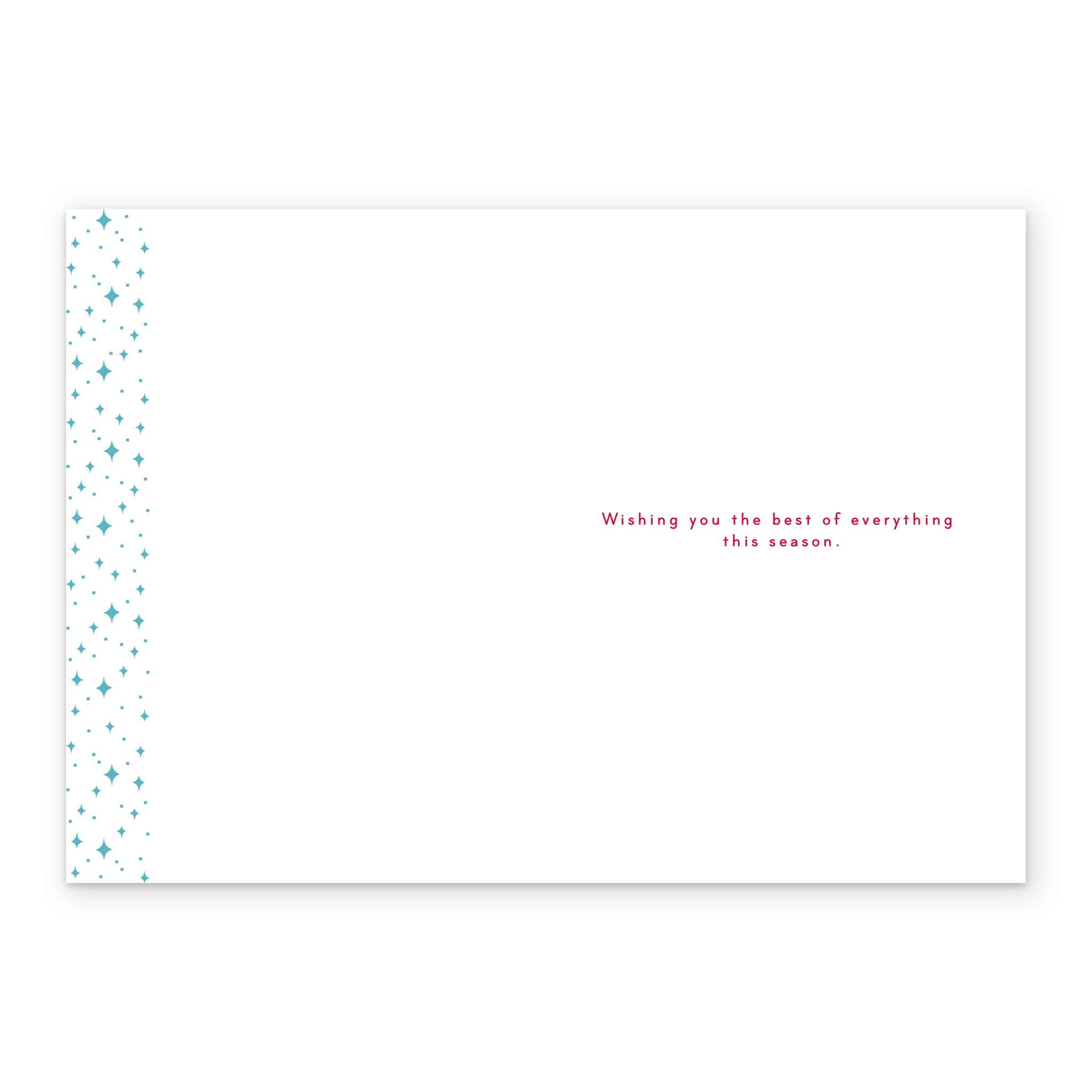 Personalised Multi-Photo Upload Contemporary Colourful Text Christmas Card - Image 3