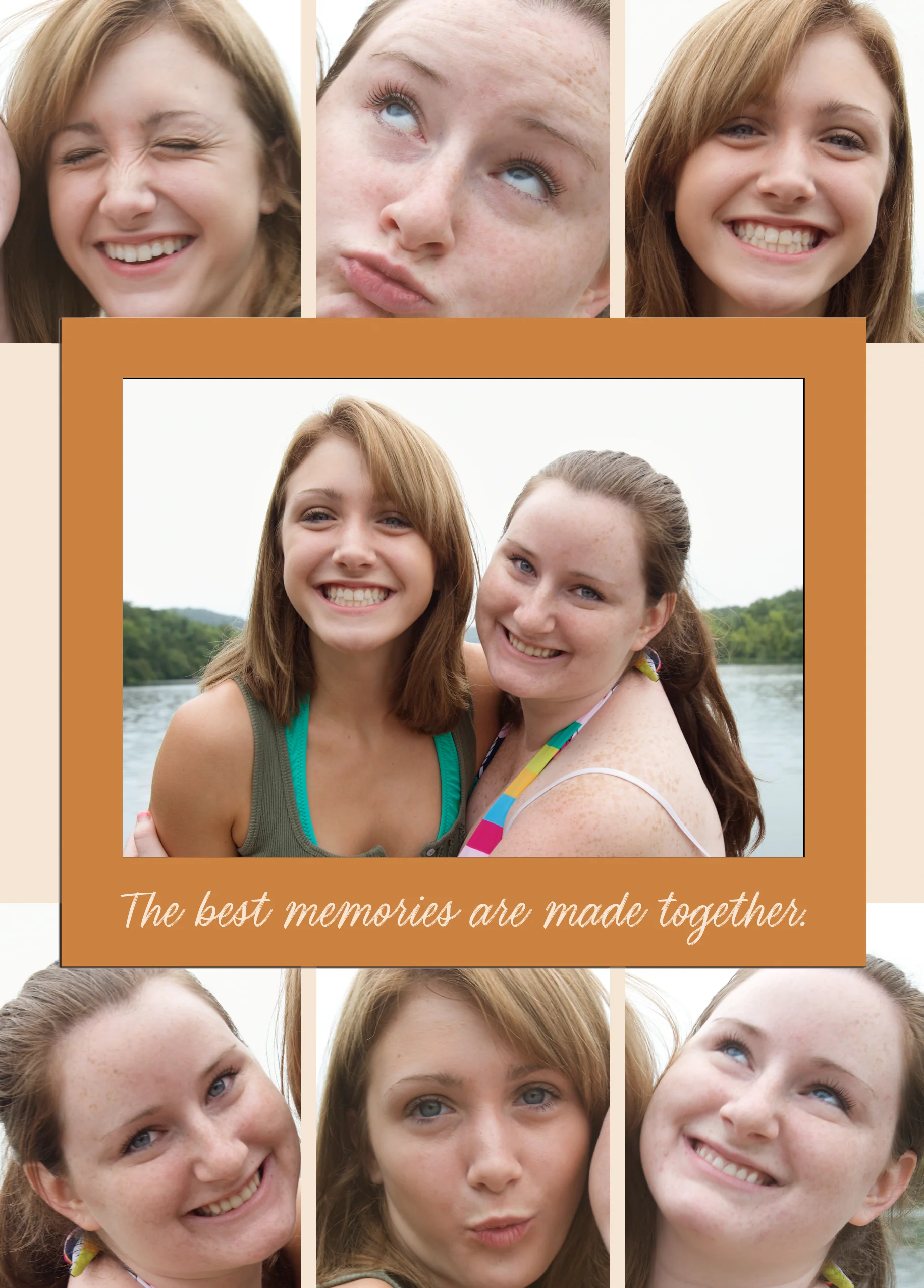Personalised Multi-Photo Upload Friendship Card