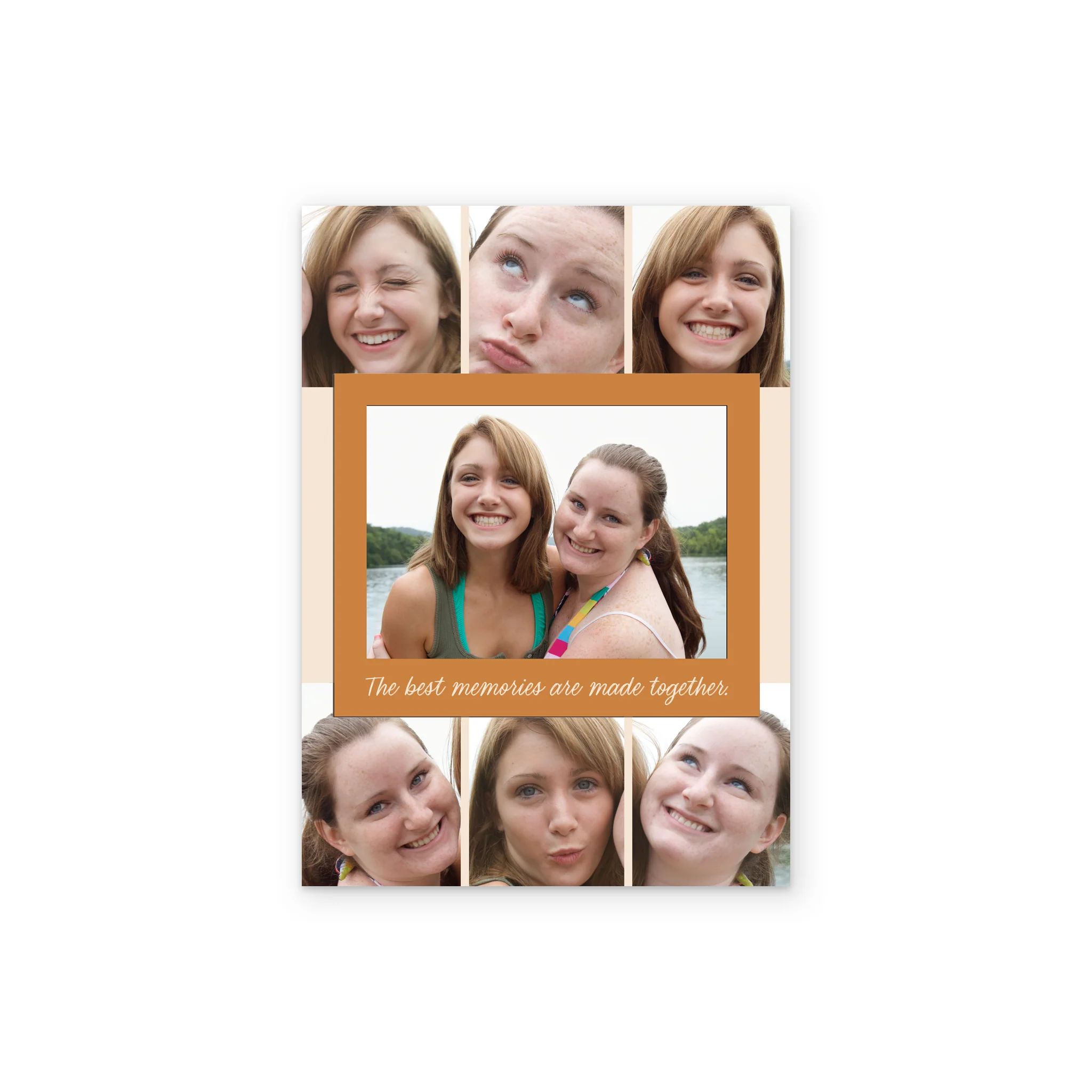 Personalised Multi-Photo Upload Friendship Card - Image 2