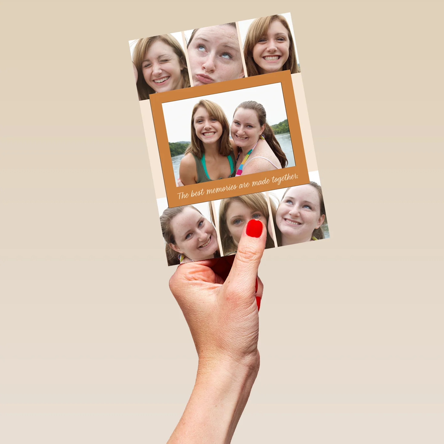Personalised Multi-Photo Upload Friendship Card - Image 5