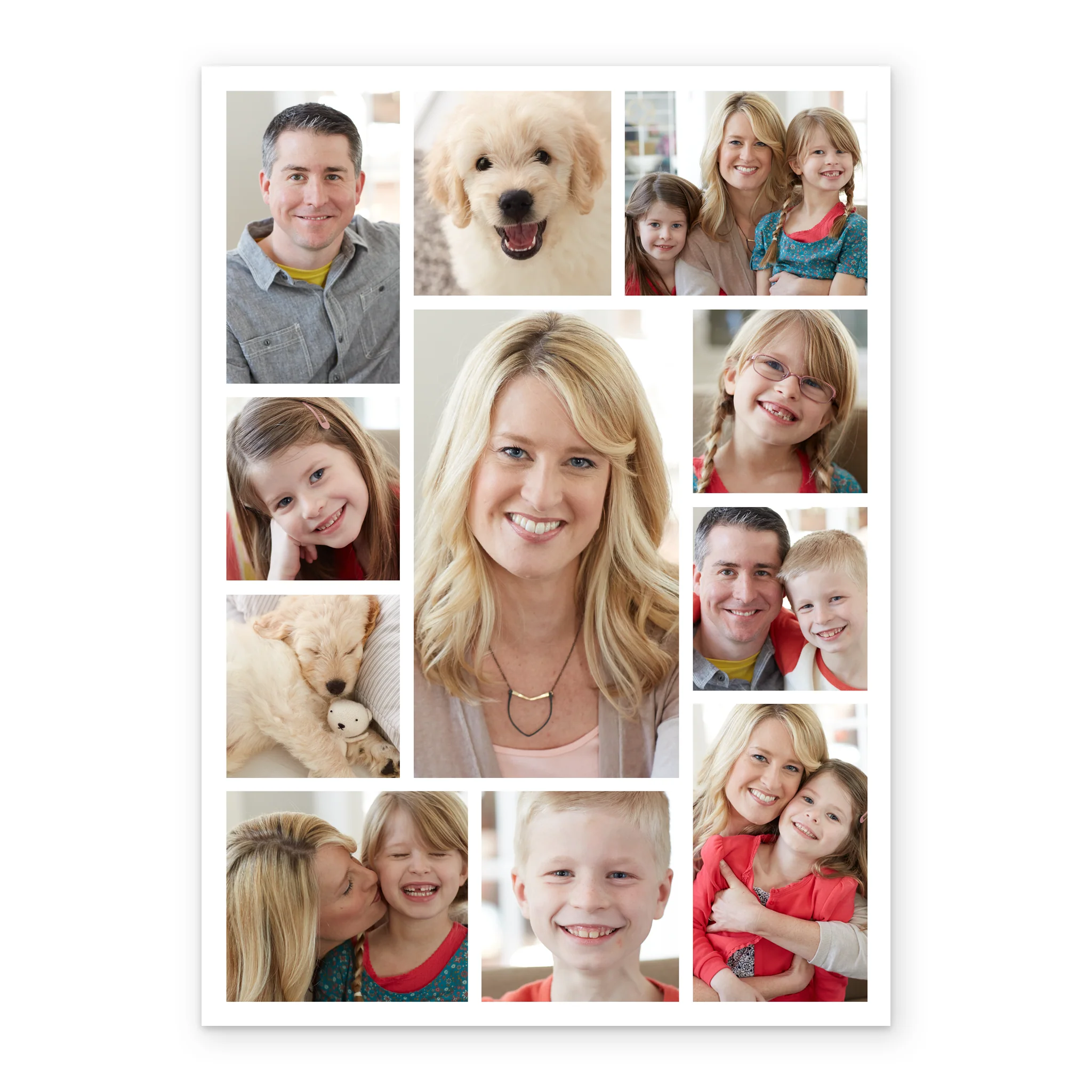 Personalised Multiple Photo Upload Collage Anniversary Card - Image 2